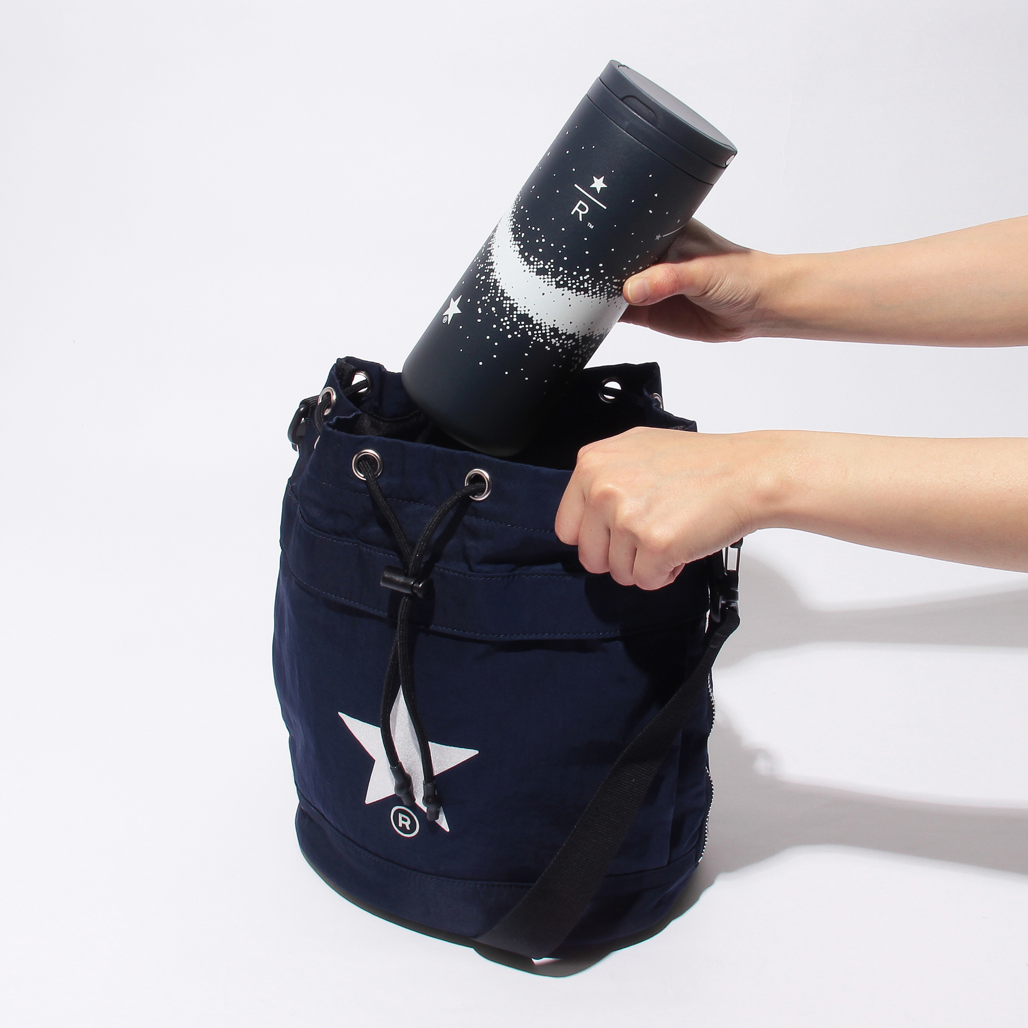 コンバース　バルーン　ショルダーバッグ CONVERSE TOKYO バルーンショルダーバッグ ネイビー|グッズ