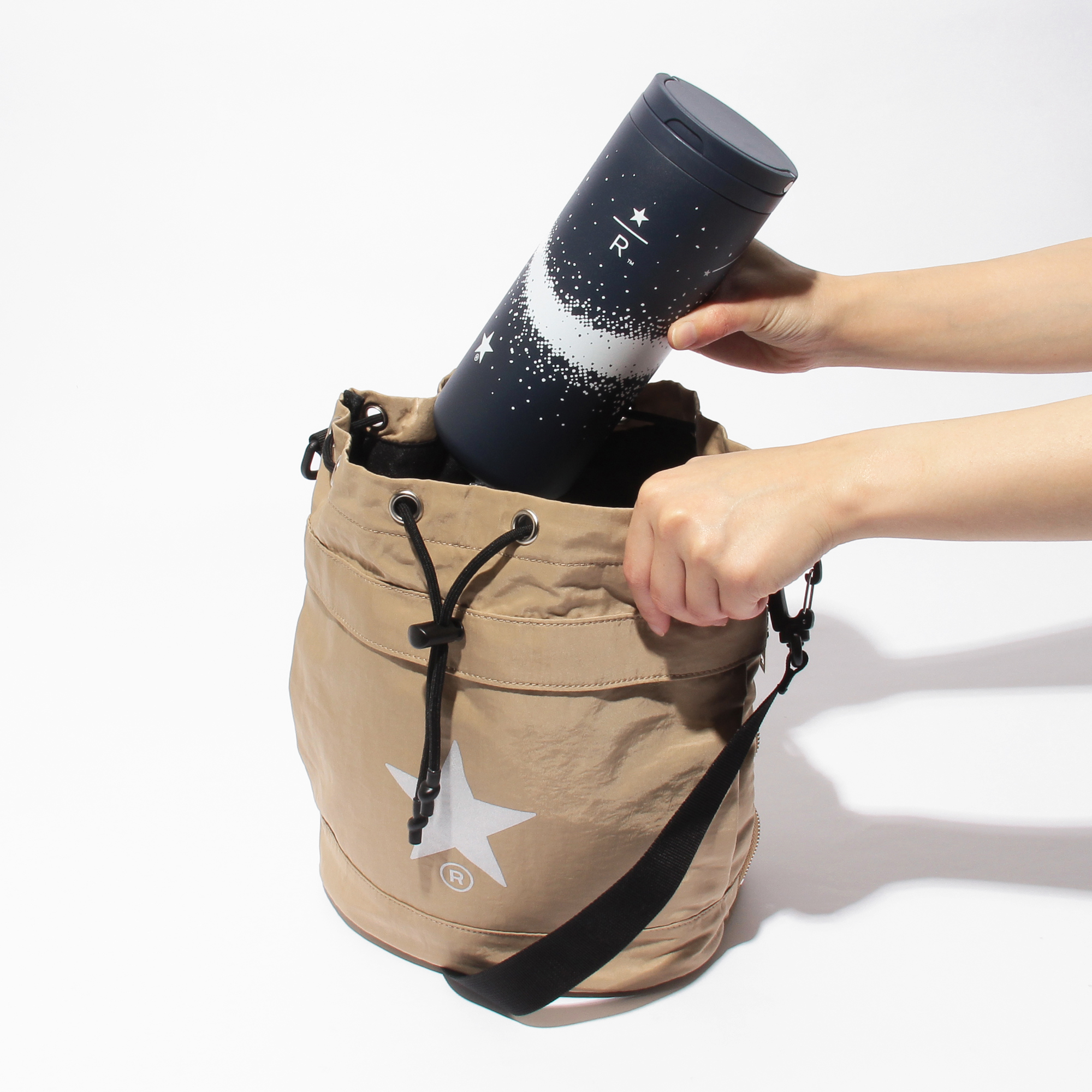 CONVERSE TOKYO バルーンショルダーバッグ ベージュ|グッズ