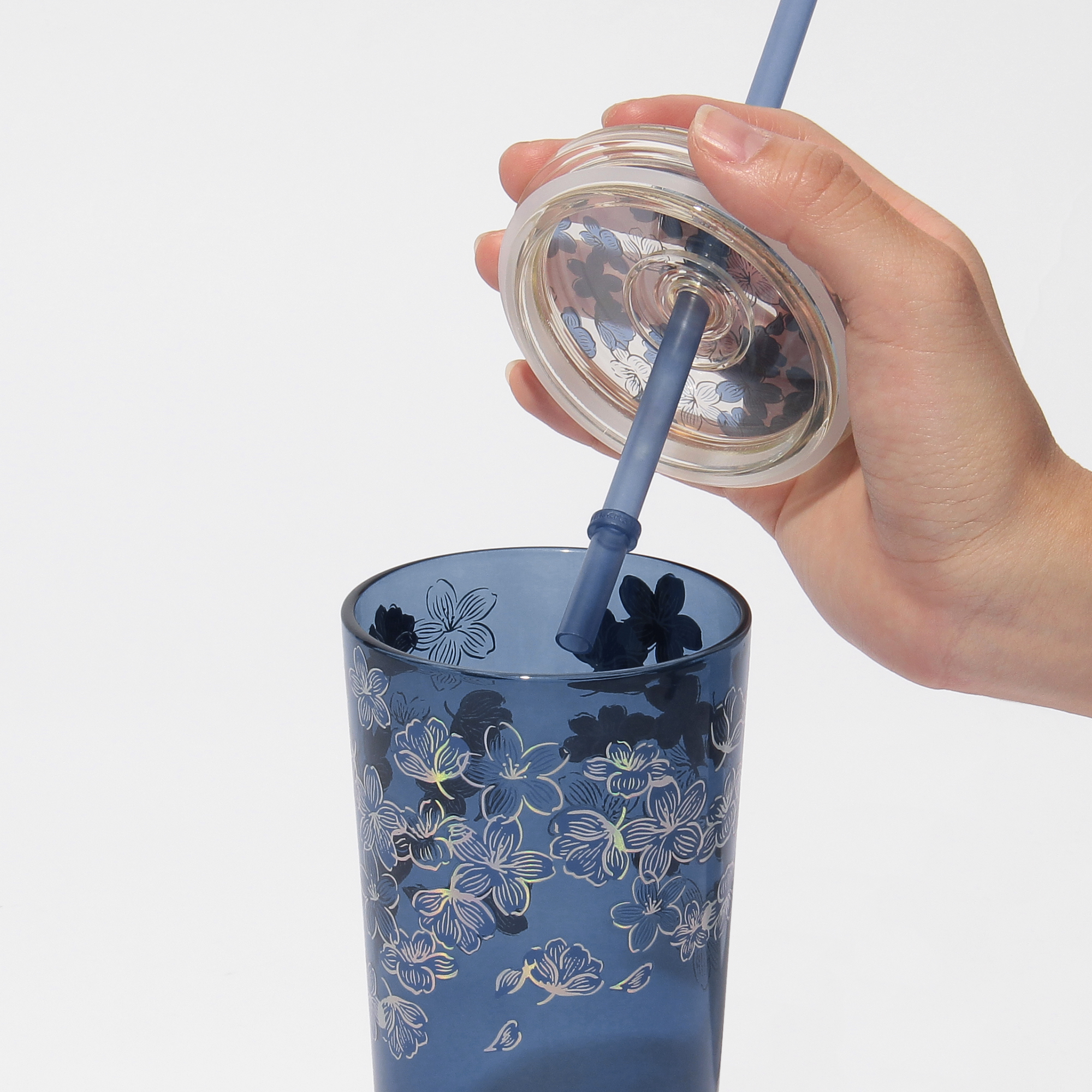 オンラインストア販売]SAKURA2025グラスタンブラーナイトブルー532ml 