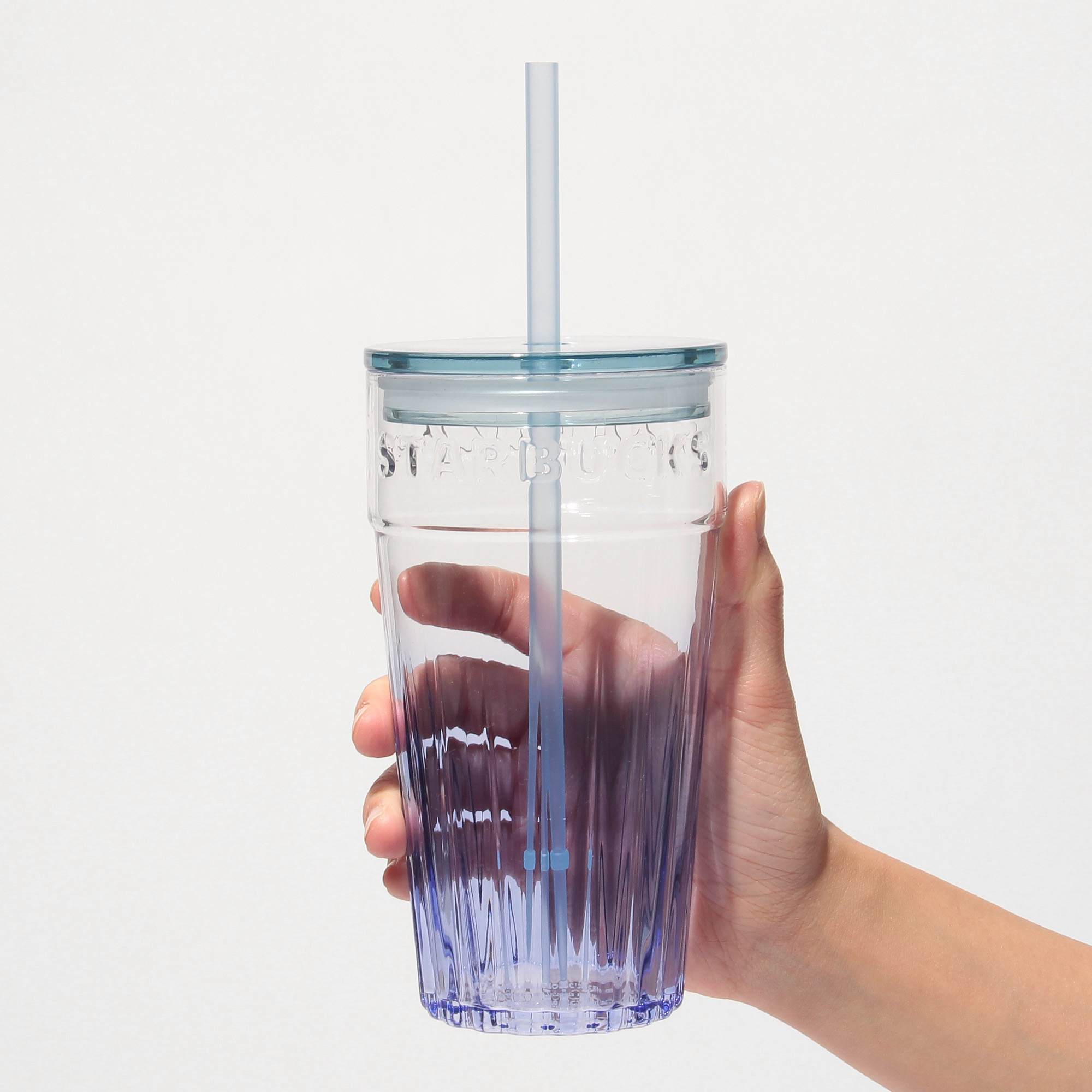 [スターバックス リザーブ] 473ml グラスタンブラー グラスタンブラーブルーグラデーション473ml|タンブラー|tumbler