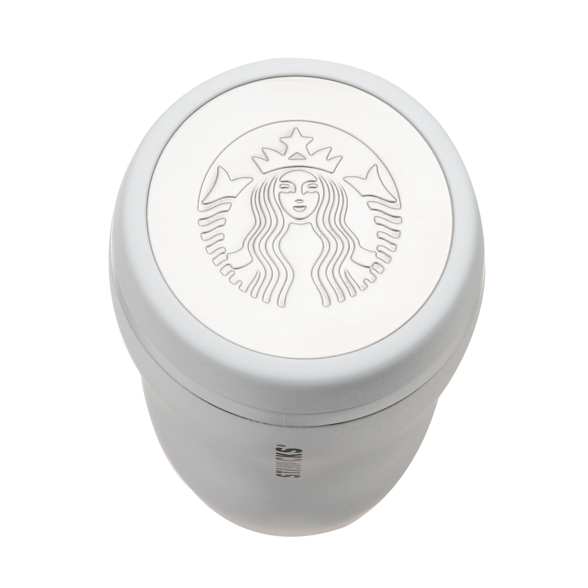 名入れ専用】カーヴドリサイクルステンレスボトルマットホワイト355ml