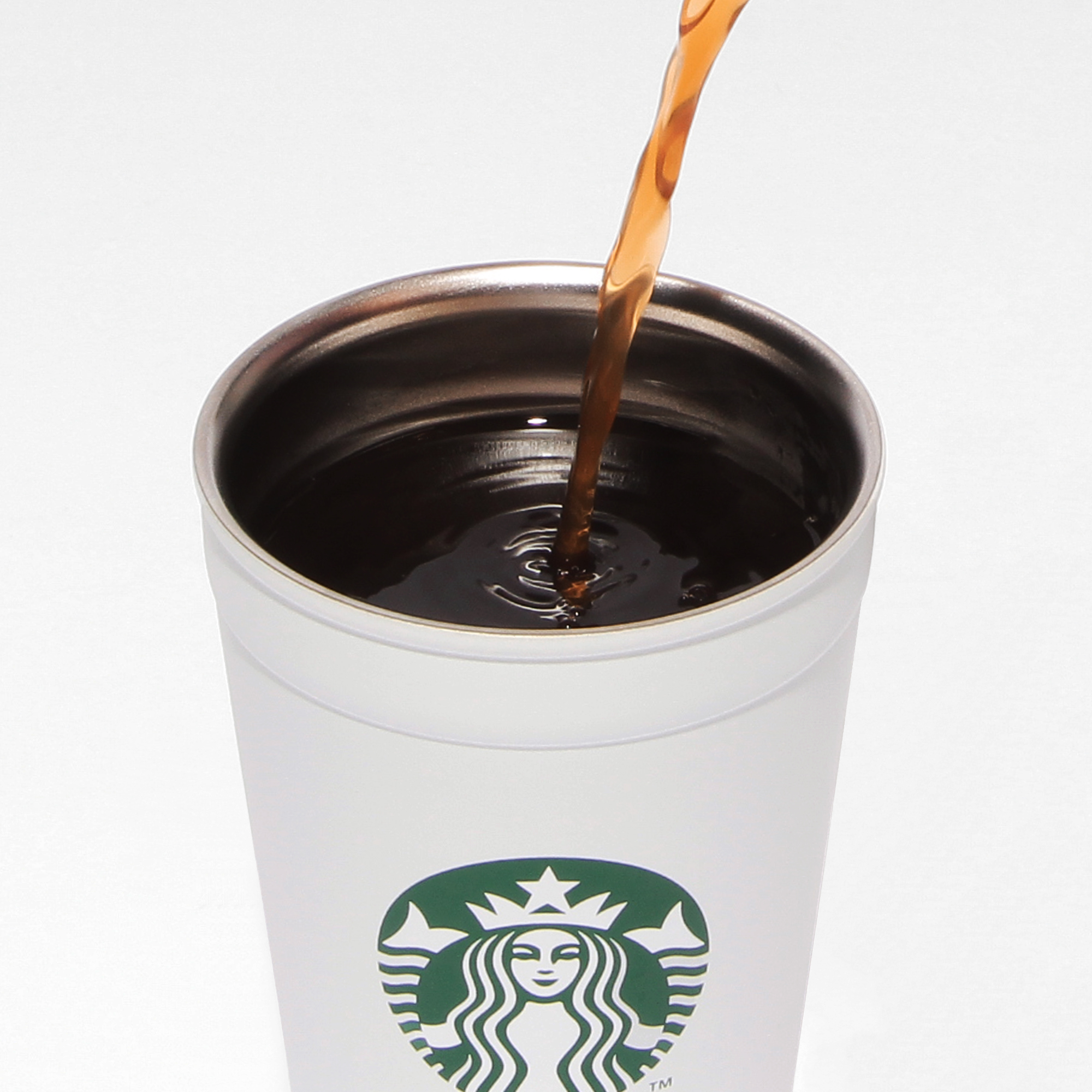 スターバックス 2WAY ステンレスカップ/ホルダー マットホワイト　3個セット 2WAYステンレスカップ/ホルダーマットホワイト355ml|マグカップ