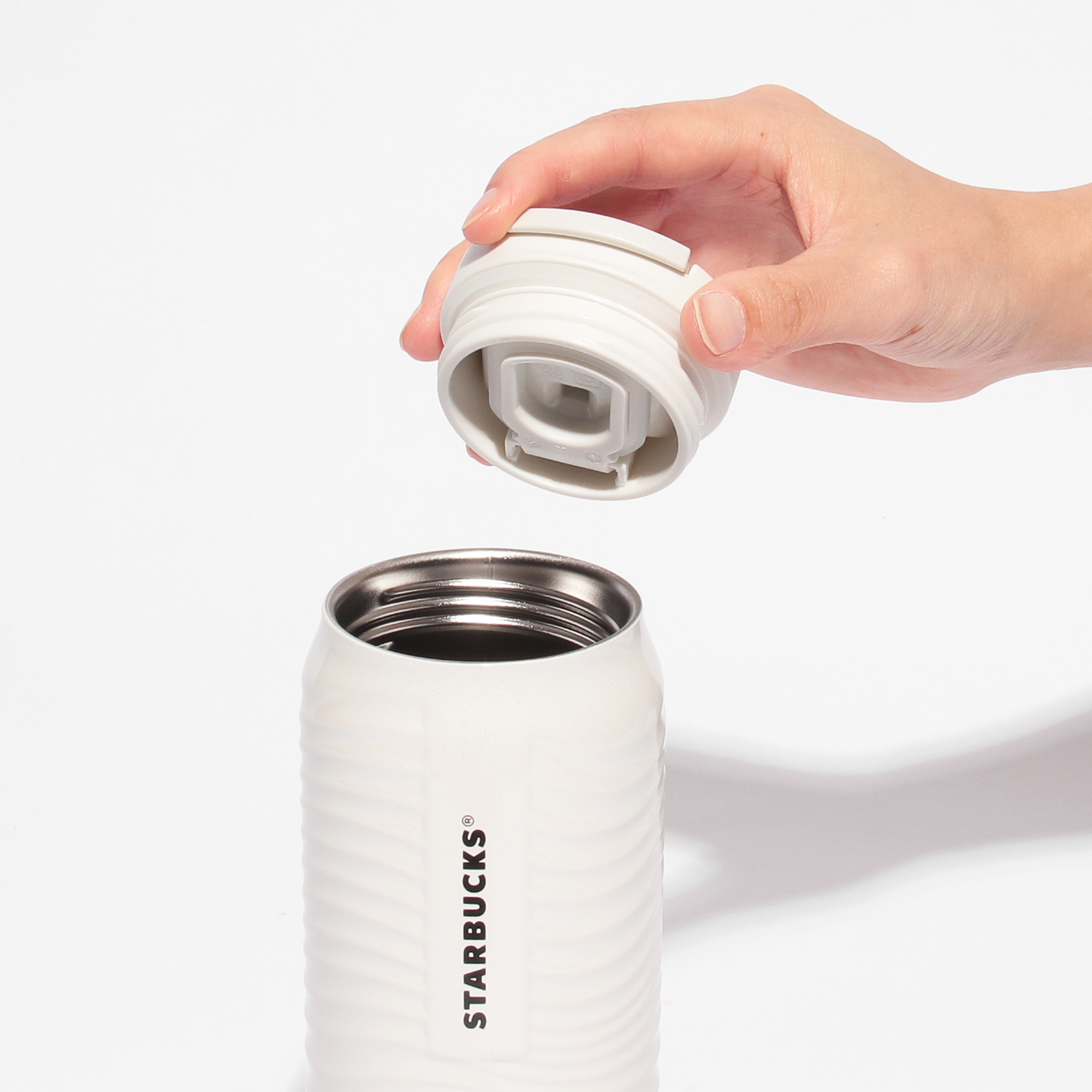 カンシェイプステンレスボトルパールホワイト473ml|ボトル