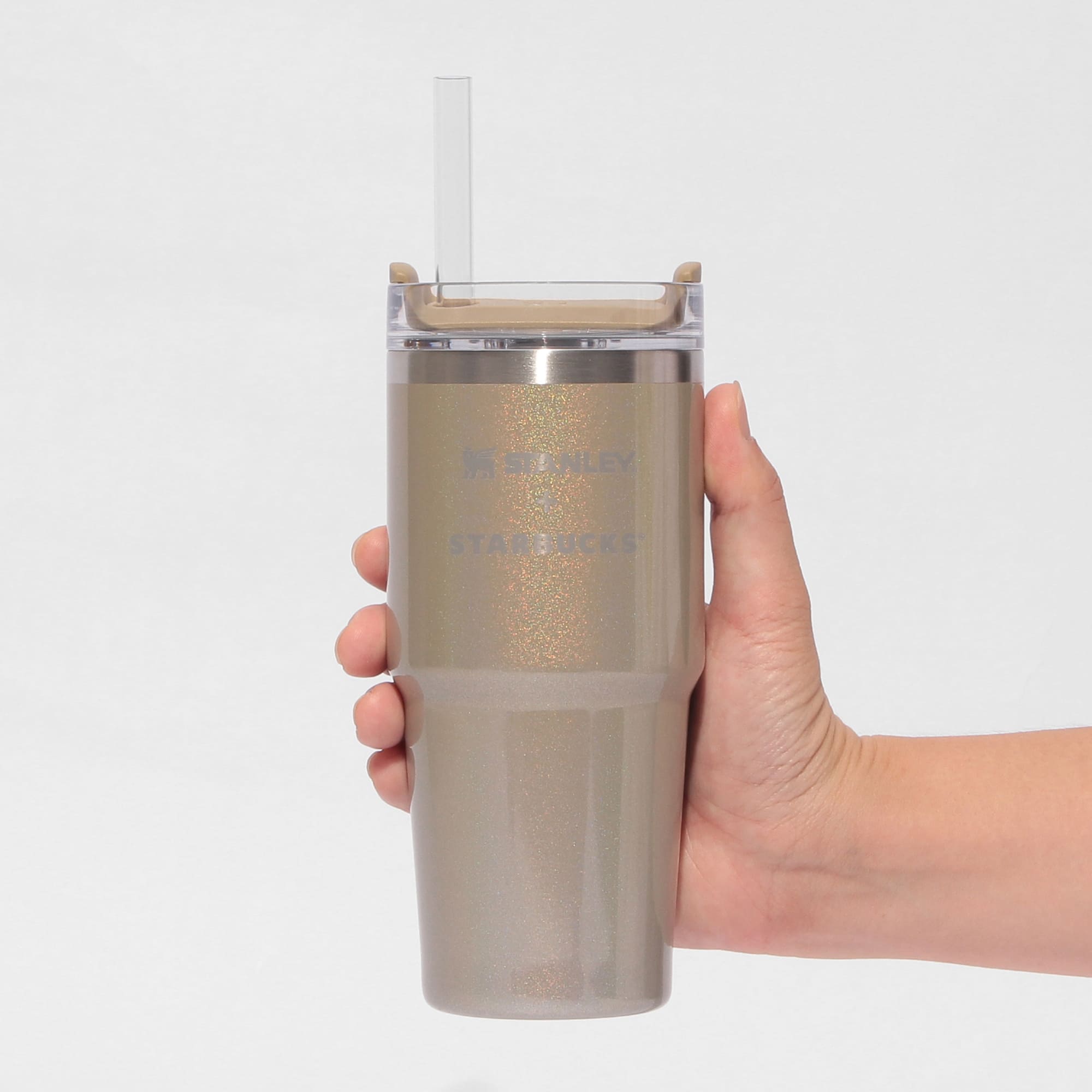 3WAYステンレスタンブラーSTANLEYシャンパンゴールド414ml|タンブラー