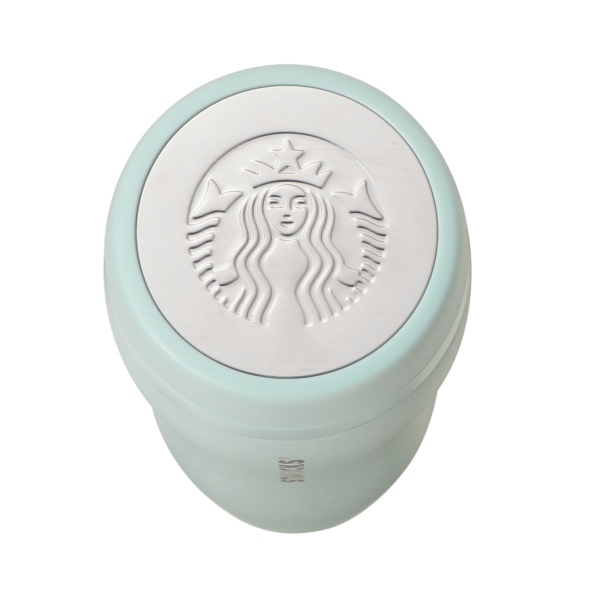 名入れ専用】カーヴドリサイクルステンレスボトルマットライトグリーン