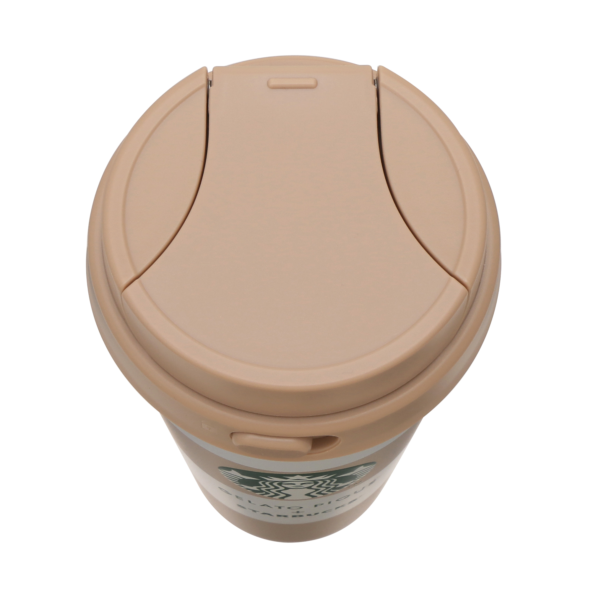 gelato pique ボーダーステンレスTOGOボトル モカベージュ 473ml