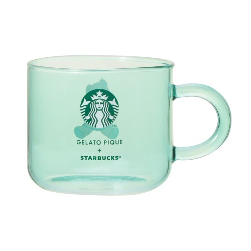 gelato pique グラスマグ ミントグリーン 355ml|マグカップ|mug