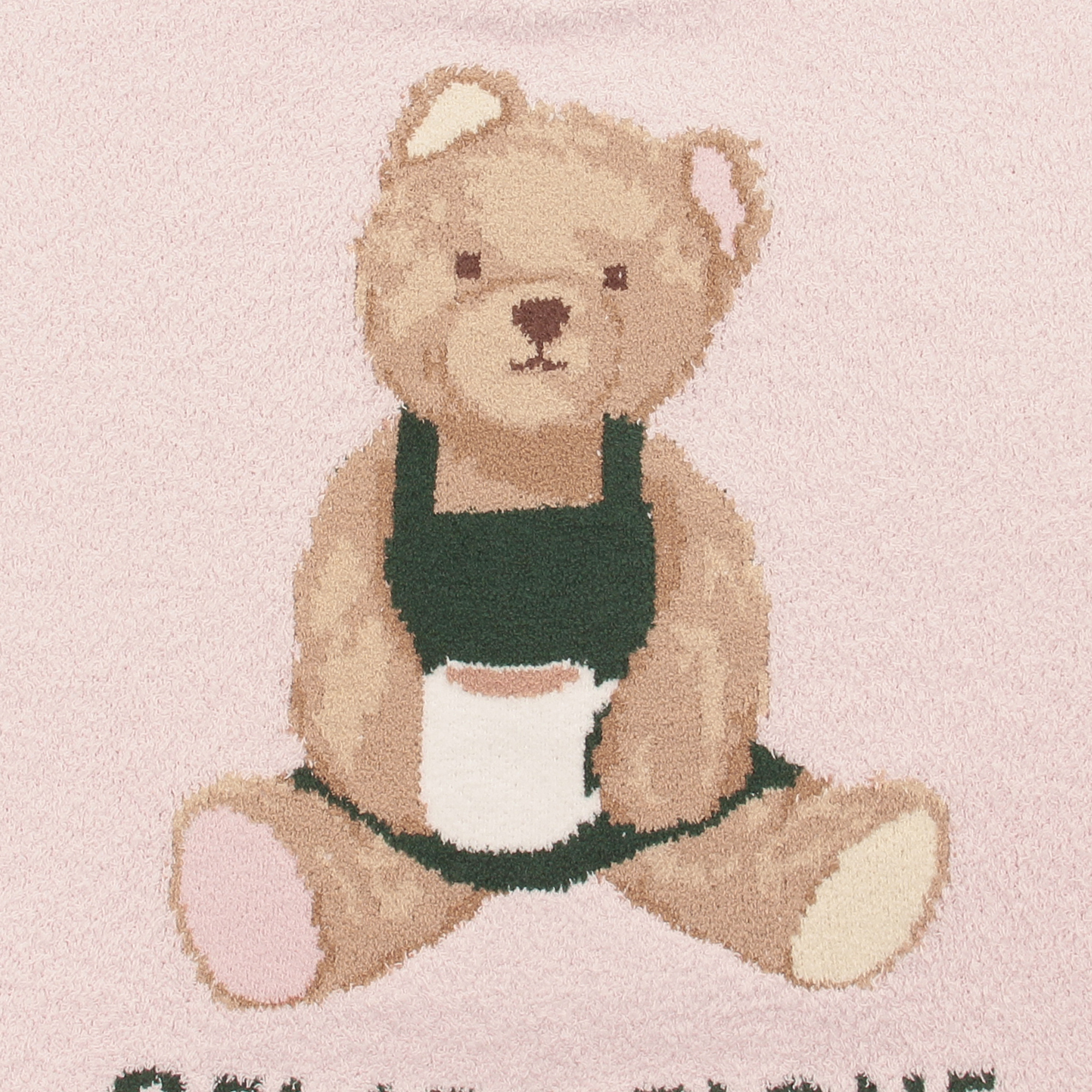 gelato pique パウダーベアジャガードプルオーバー ソフトピンク gelato pique パウダーベアジャガードプルオーバー ソフトピンク