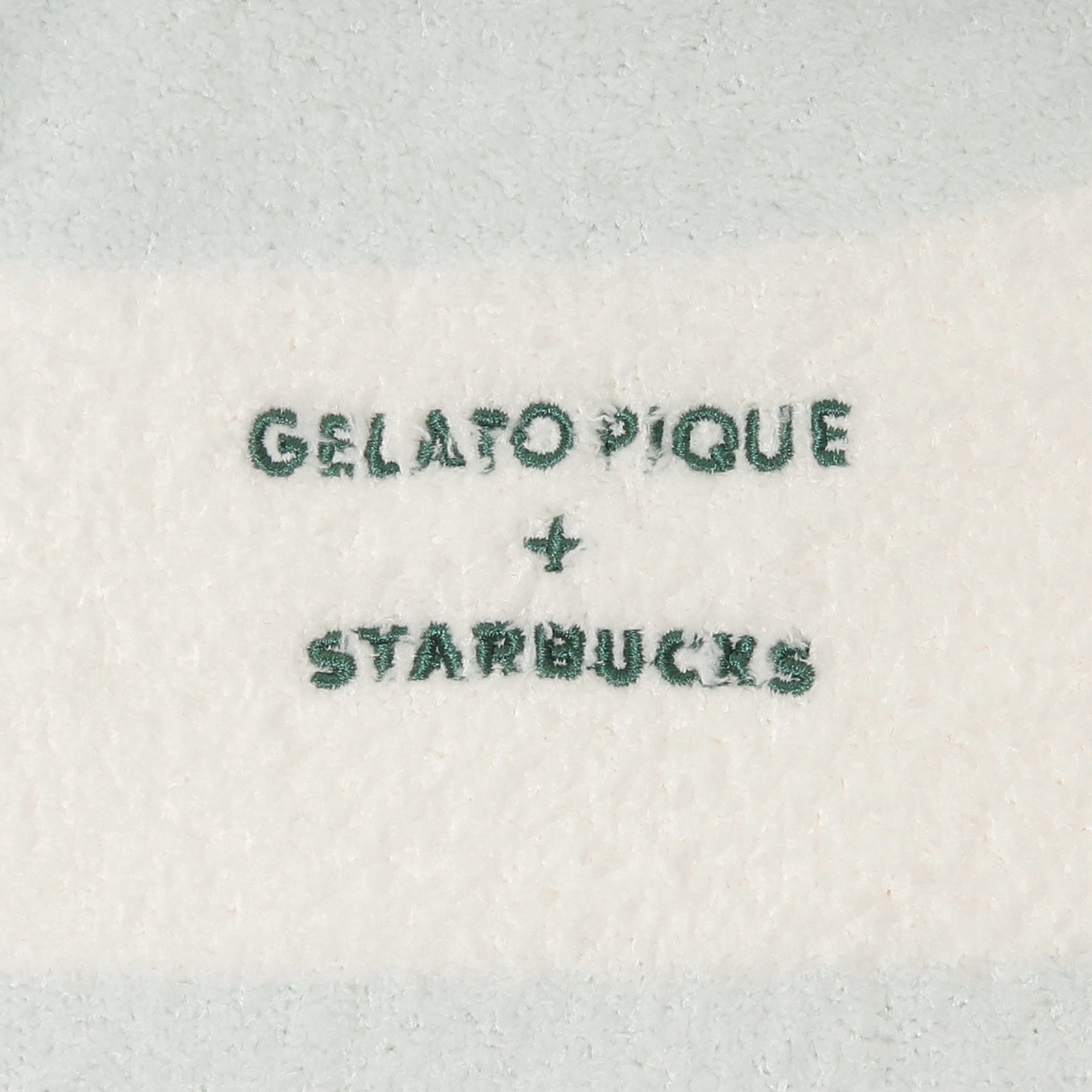 gelato pique パウダーベア刺繍ボーダーロングパンツ ミント