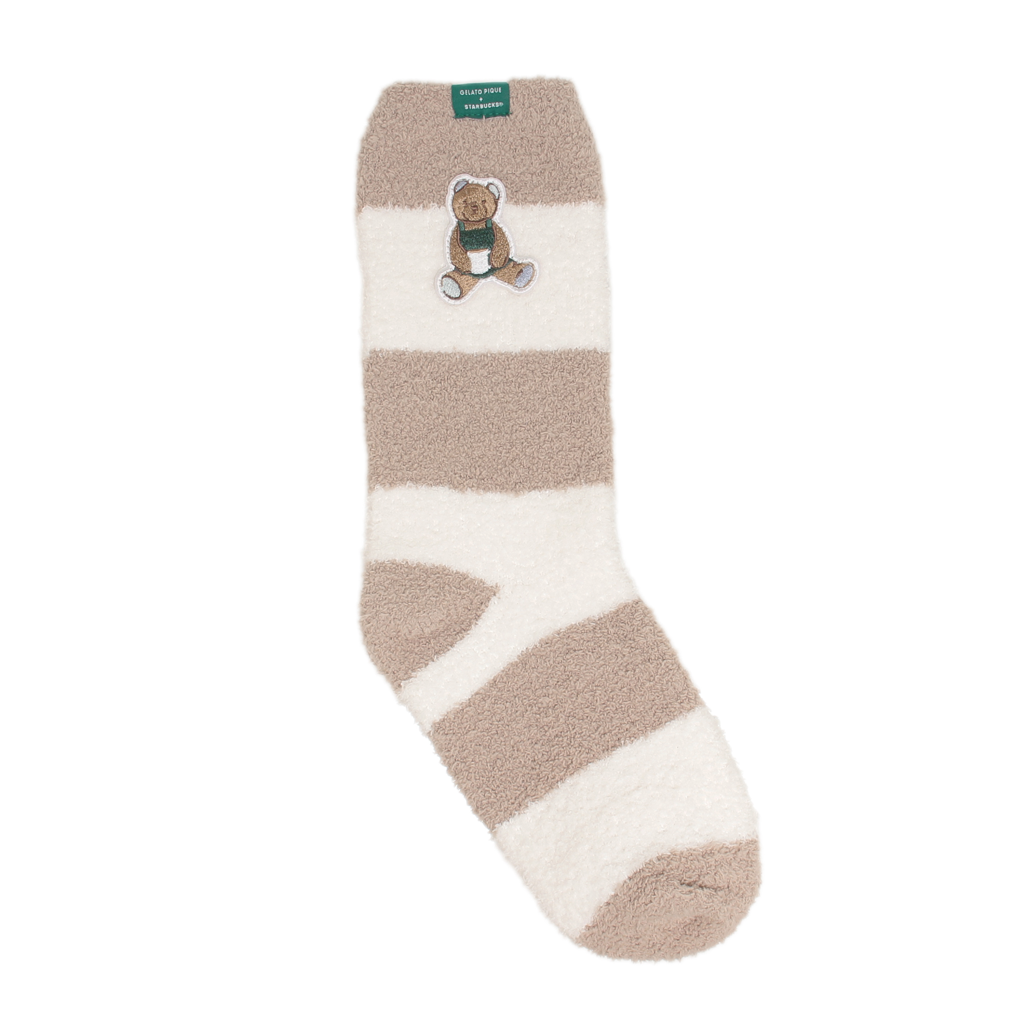 【未開封】スターバックス スタバ ジェラピケ ボーダーロングパンツ モカベージュ 未開封】スターバックス スタバ ジェラピケ ボーダーロング