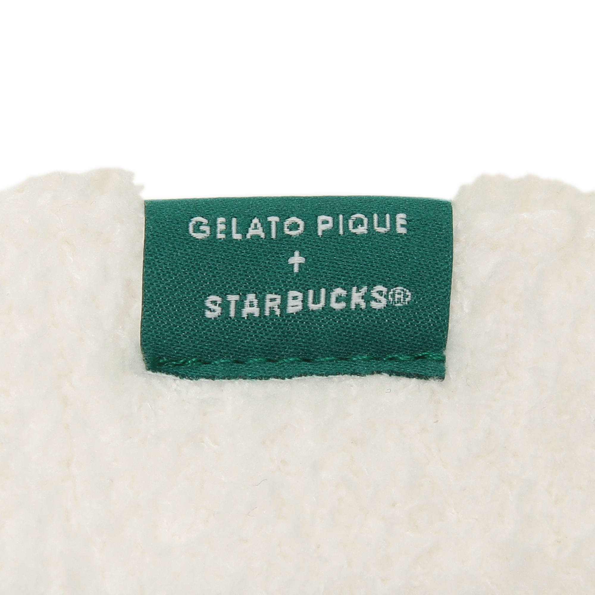 スタバxジェラピケ　パウダーベアジャガードボーダーブランケット　ミントグリーン gelato pique パウダーベアジャガードボーダーブランケット