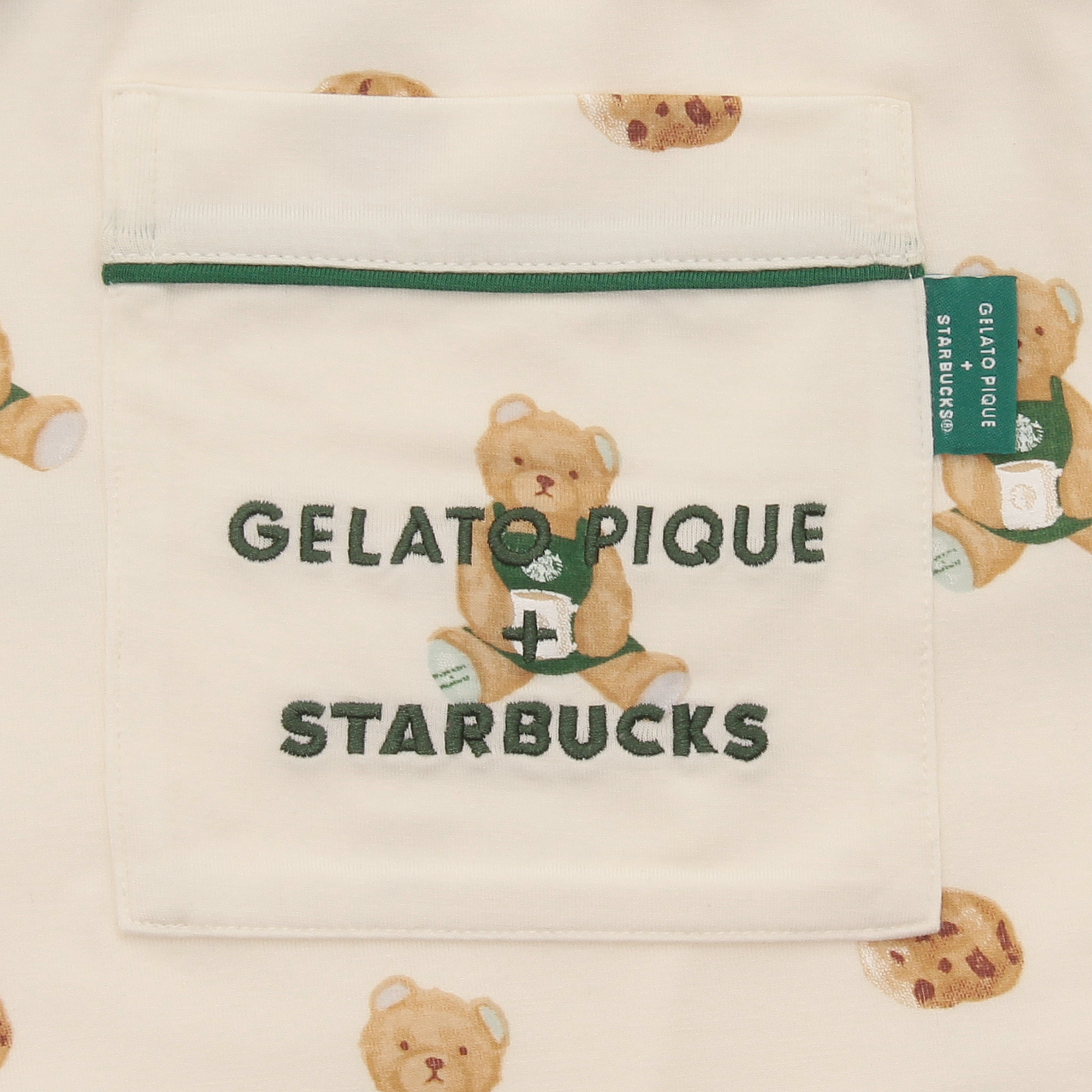 gelato pique ベア柄カットソーショートパンツ アイボリー