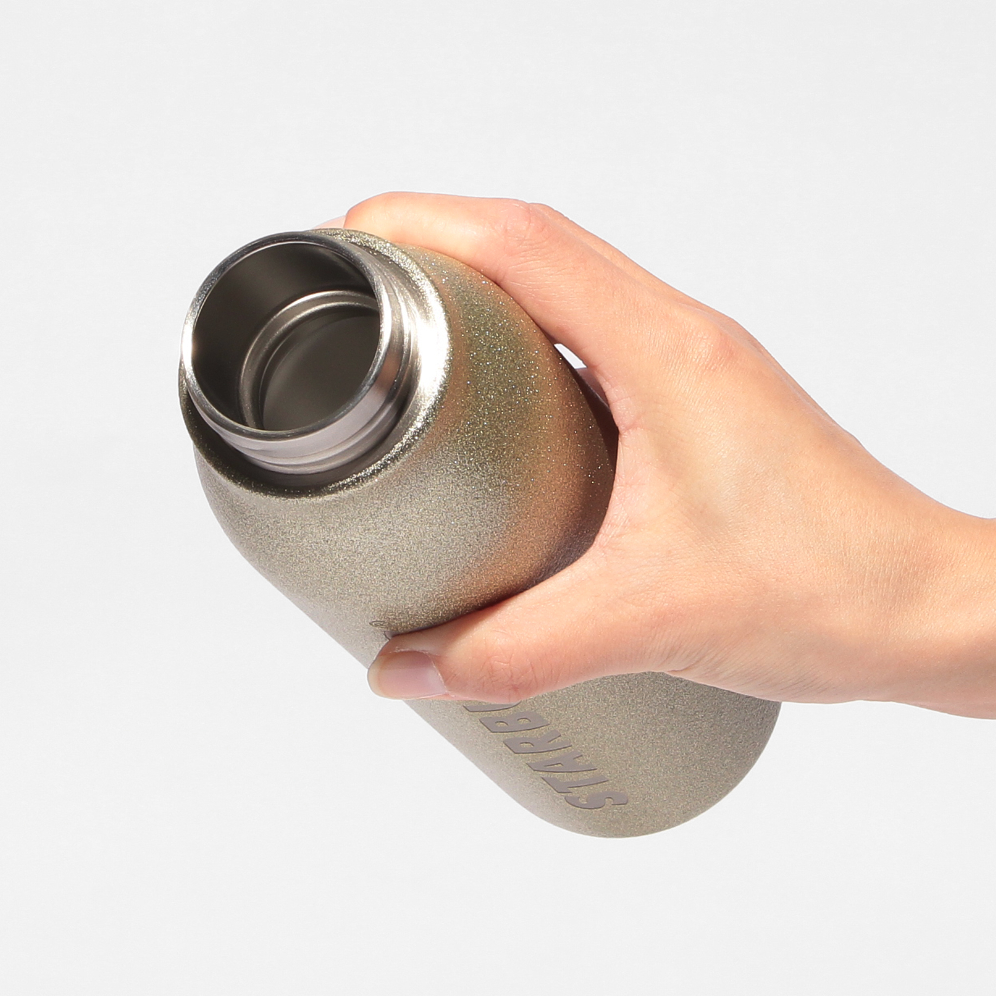 ステンレスボトルグリッターシャンパンゴールド444ml|ボトル|bottle