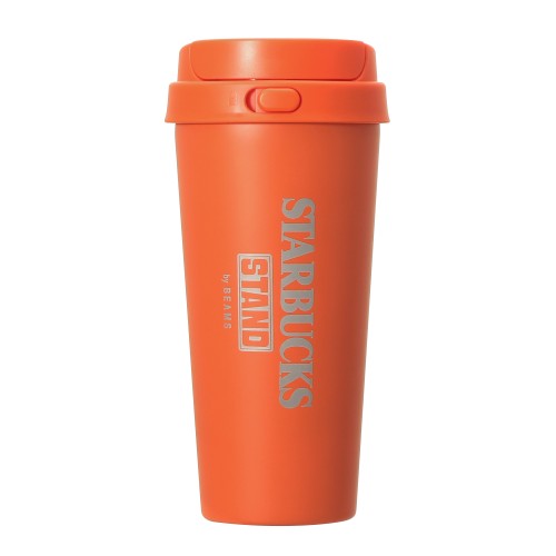 [9月12日10時オンラインストア発売]STARBUCKS STAND by BEAMS ステンレスTOGOボトル オレンジ 473ml