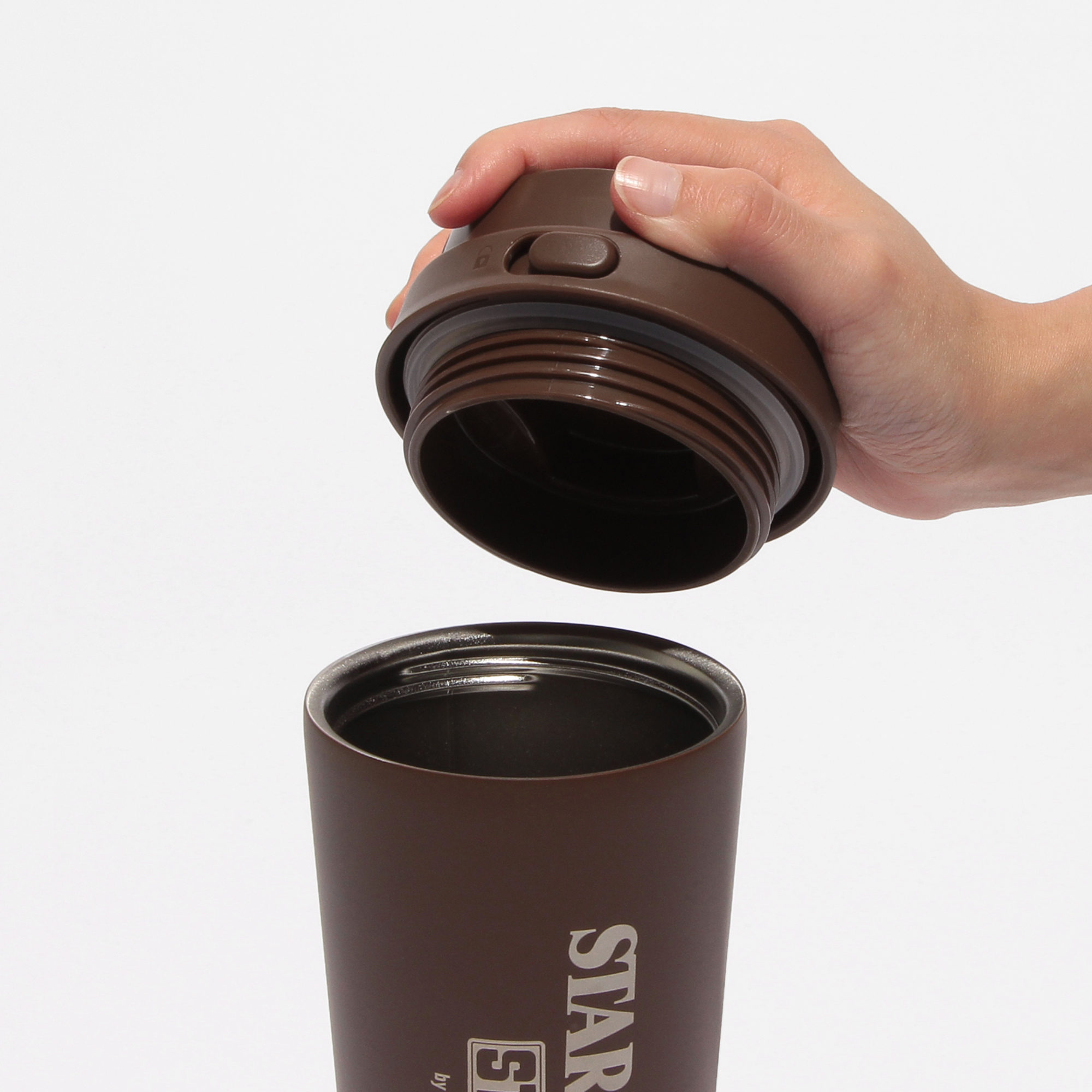 STARBUCKS STAND by BEAMS ステンレスTOGOボトル ブラウン 473ml