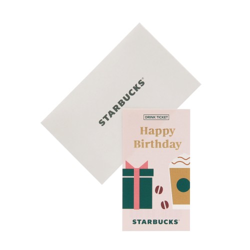 [10月7日20時オンラインストア先行発売]ビバレッジギフトミニカードHappy Birthday