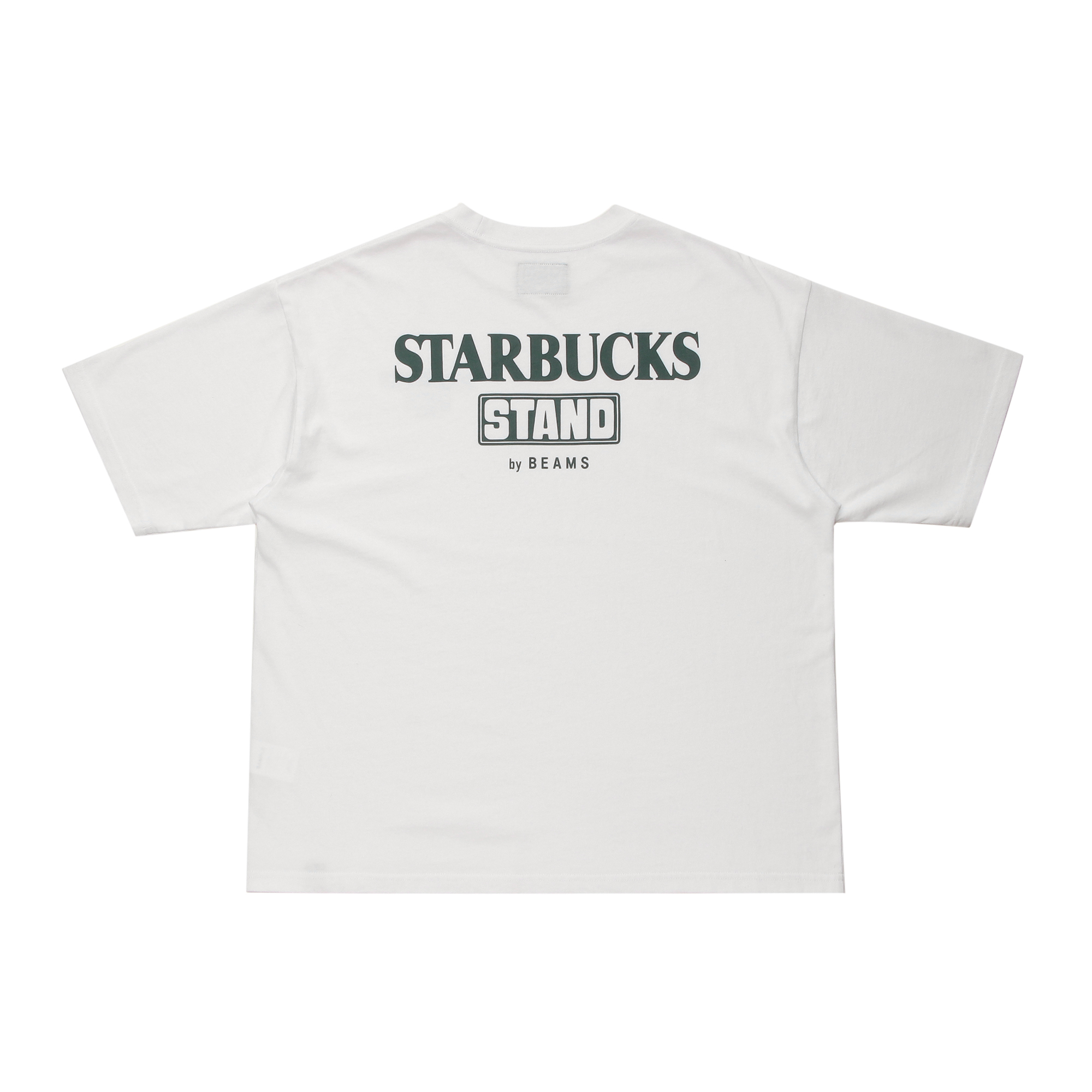 STARBUCKS STAND by BEAMS LOGO S/S Tシャツ 4524785602670_1.jpg