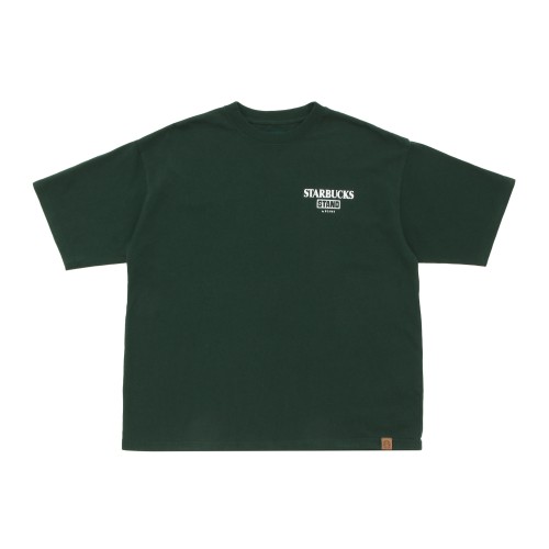 オンラインストア販売]STARBUCKS STAND by BEAMS LOGO S/S T