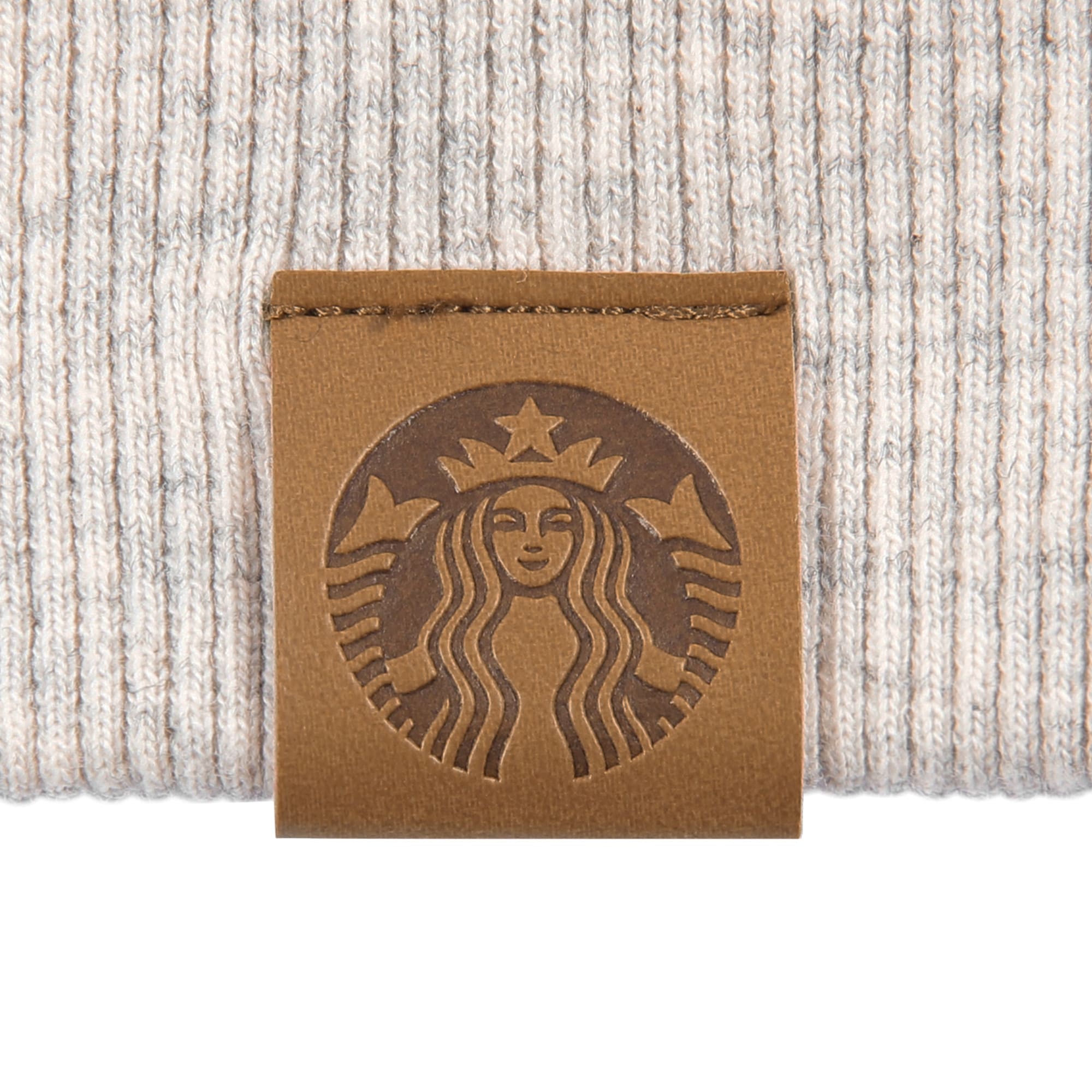 STARBUCKS STAND by BEAMS LOGO クルースウェット オートミール
