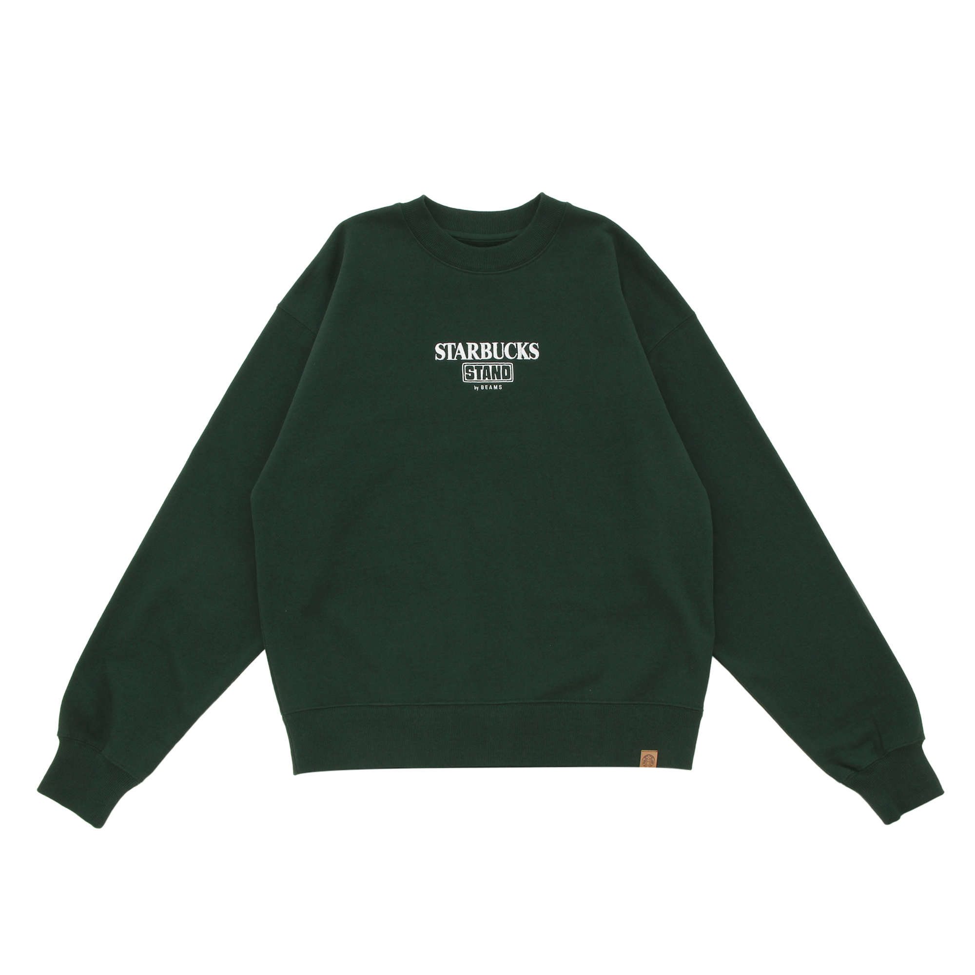 Champion STARBUCKS BEAMS スウェット Sサイズ STARBUCKS BEAMS CHAMPION CREWNECK - スタバ ビームス