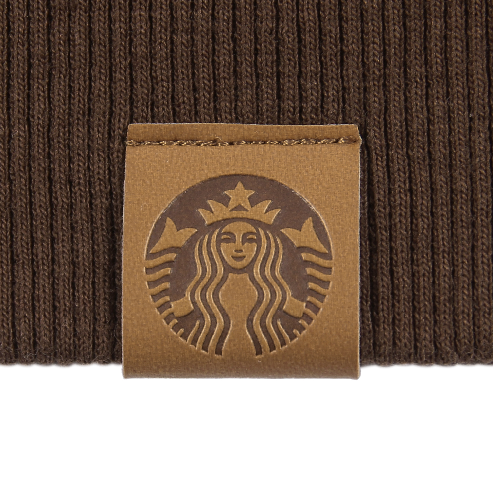 STARBUCKS STAND by BEAMS LOGO クルースウェット ブラウン