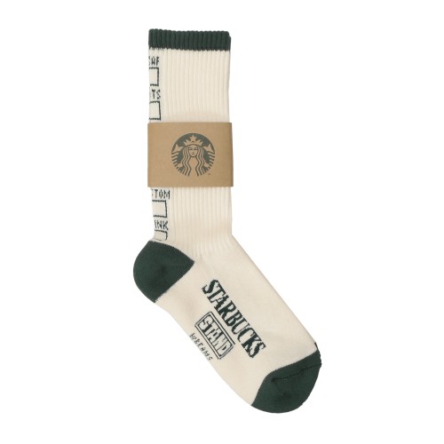 [9月12日10時オンラインストア発売]STARBUCKS STAND by BEAMS DRINKーID ソックス