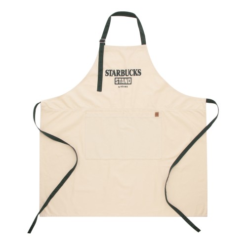 [9月12日10時オンラインストア発売]STARBUCKS STAND by BEAMS LOGO ユーティリティ エプロン オフホワイト