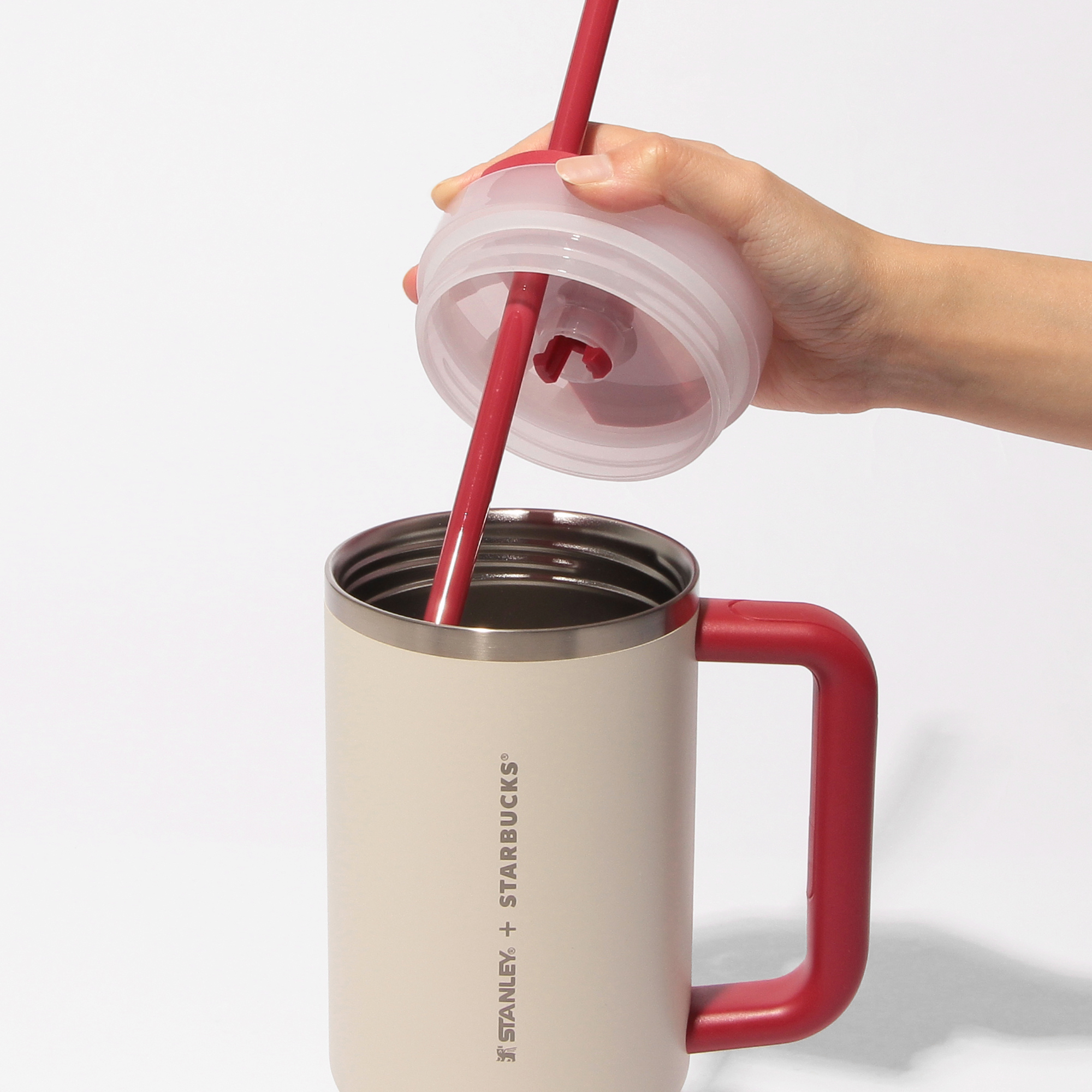 3WAYステンレスタンブラーSTANLEYアイボリー1183ml|タンブラー|tumbler