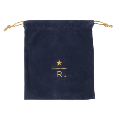 スターバックス リザーブ ドローストリングポーチ ネイビー S