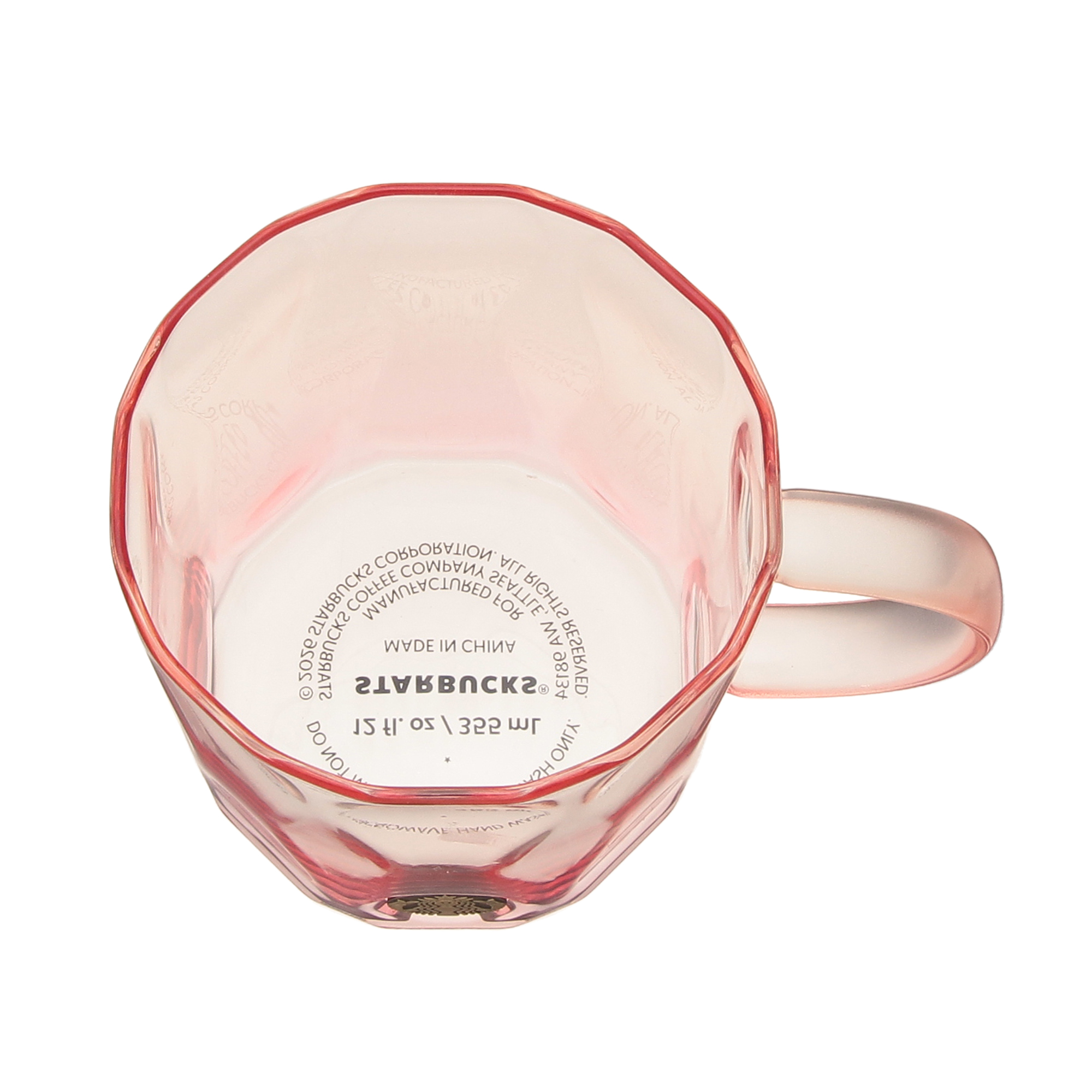 SAKURA2026耐熱グラスマグメダルピンクグラデーション355ml|マグカップ