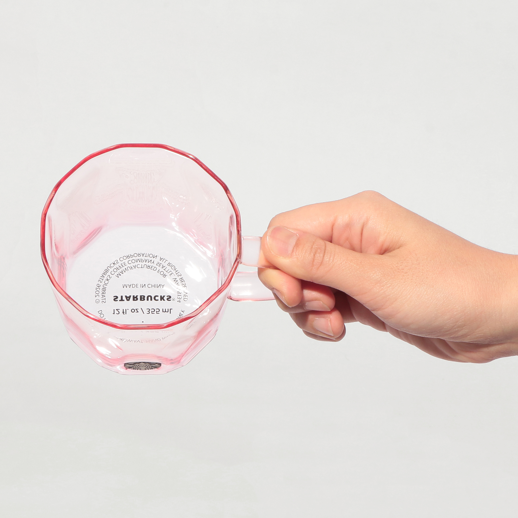 SAKURA2026耐熱グラスマグメダルピンクグラデーション355ml|マグカップ