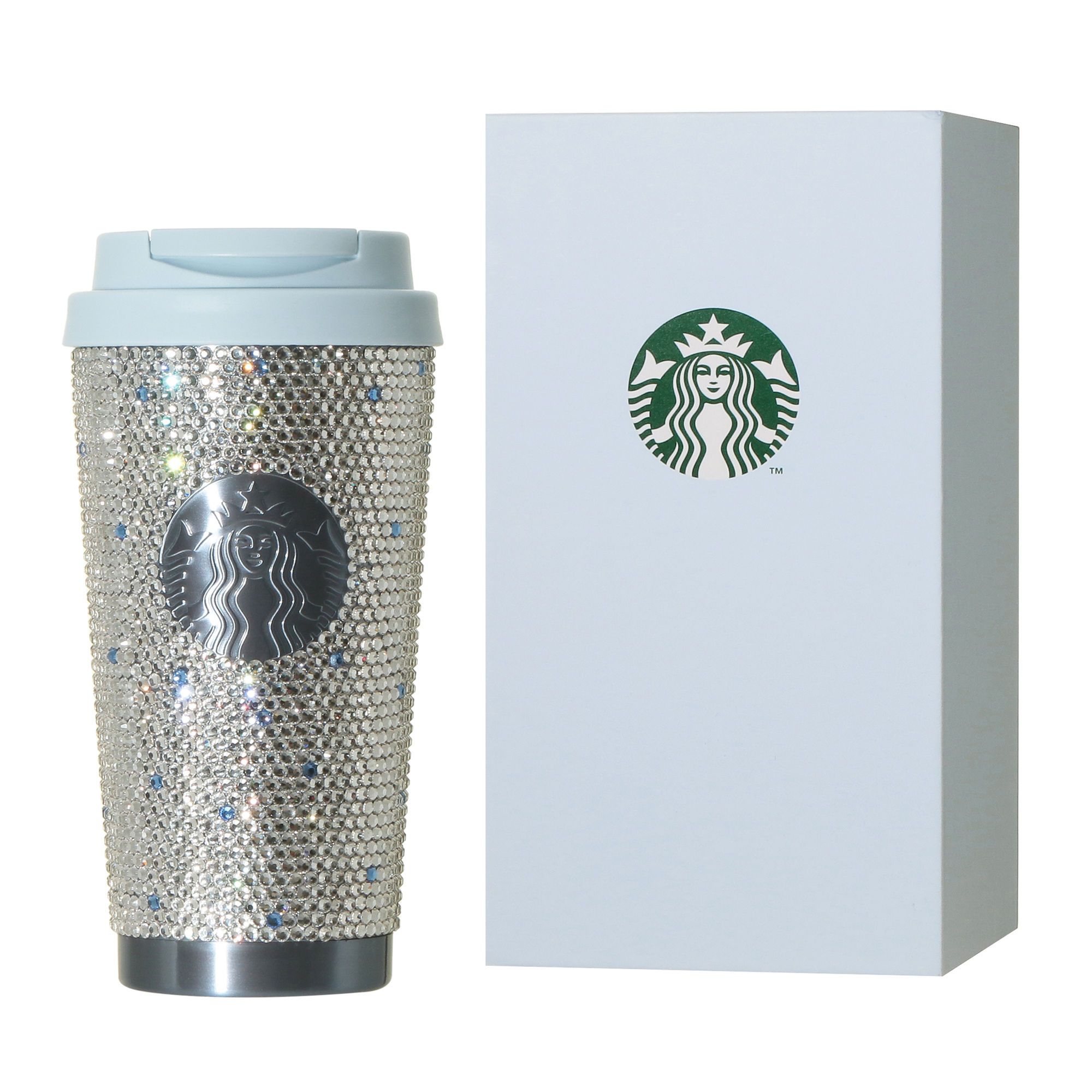 SAKURA2026ステンレスタンブラーラインストーンエアリーブルー473ml