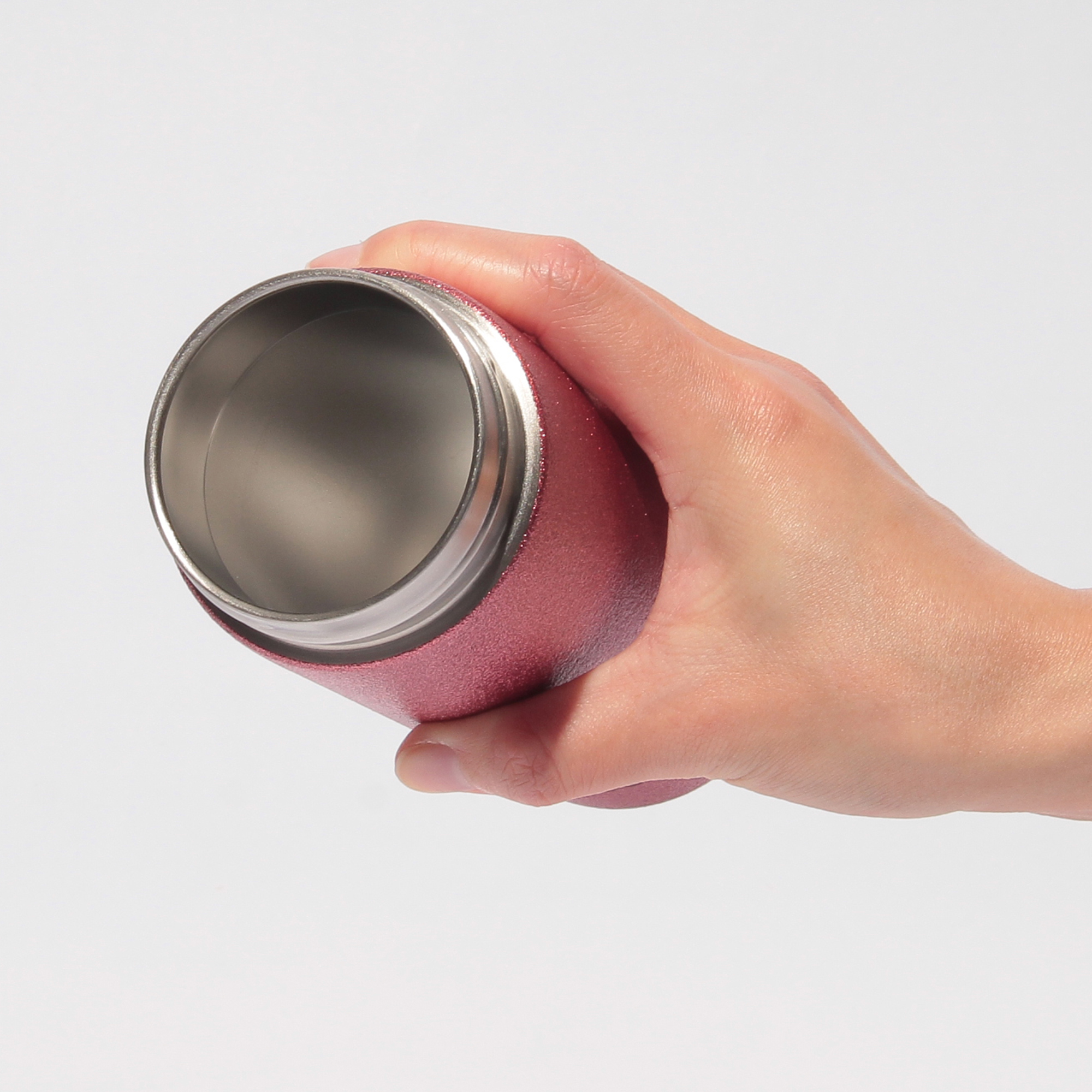 バレンタイン2026ステンレスボトルグリッターレッド355ml|ボトル