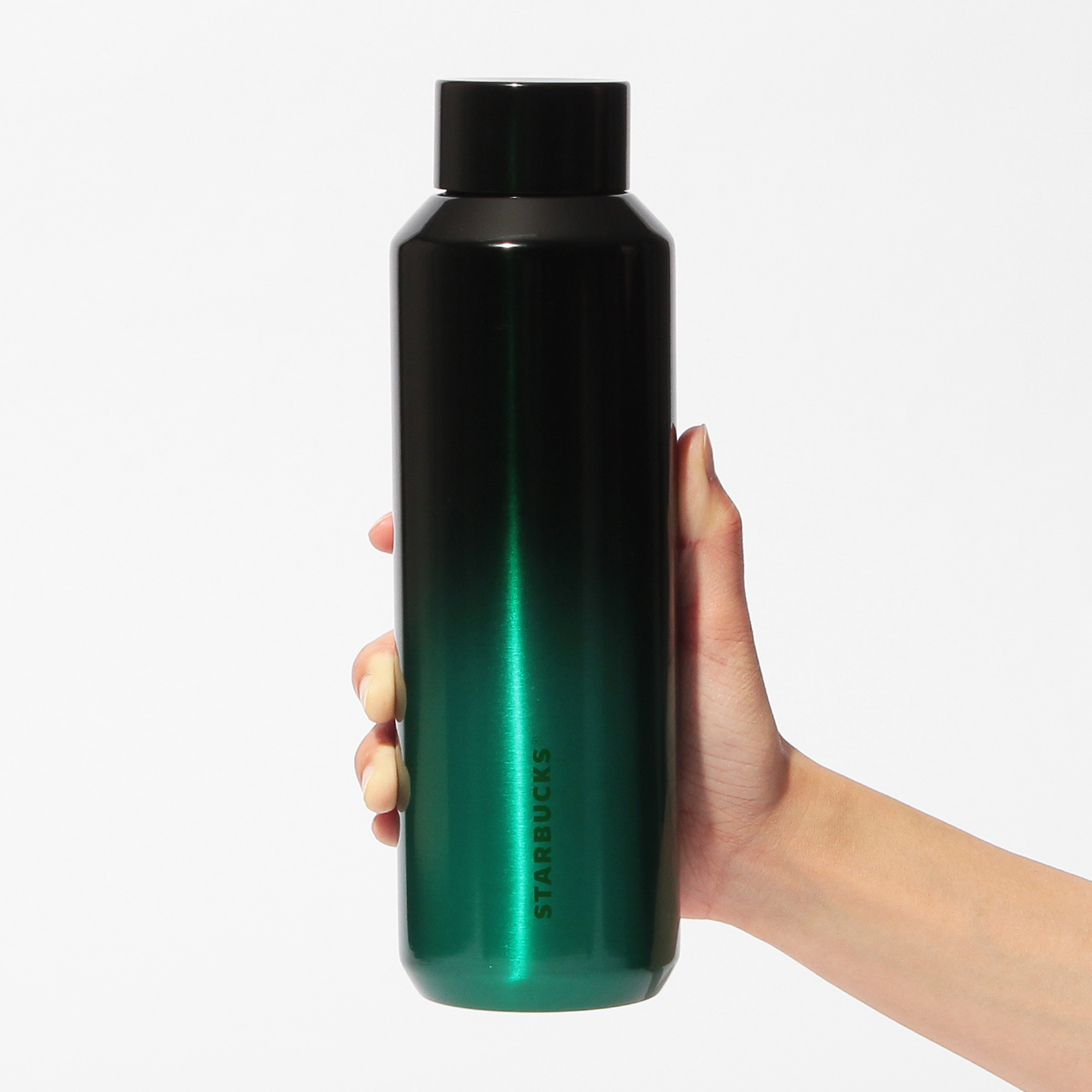 ステンレスボトルグリーングラデーション591ml|ボトル|bottle