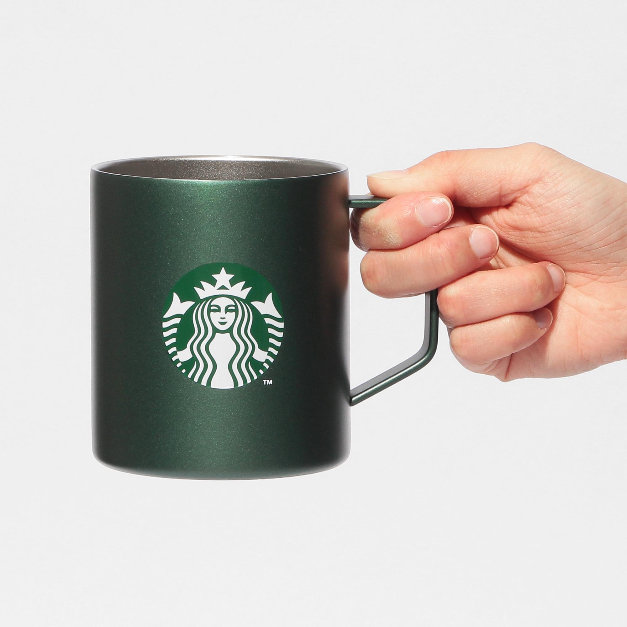 ステンレスマググリーン414ml|マグカップ・グラス|mugs-glasses