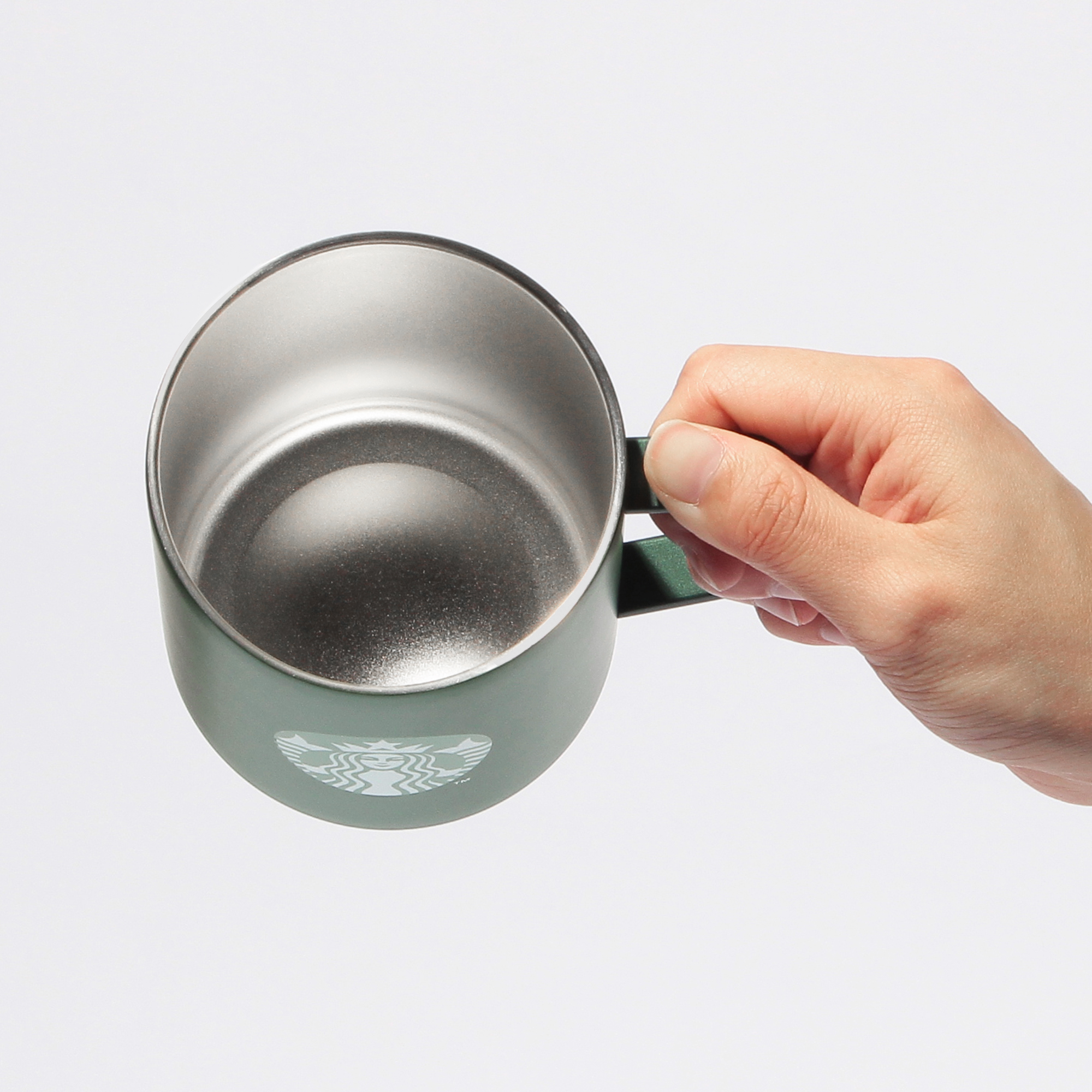 ステンレスマググリーン414ml|マグカップ・グラス|mugs-glasses