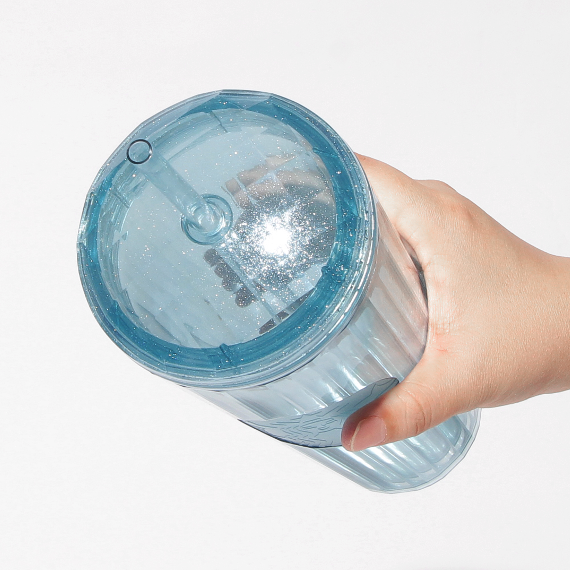 コールドカップタンブラーグリッターブルー710ml|タンブラー|tumbler 
