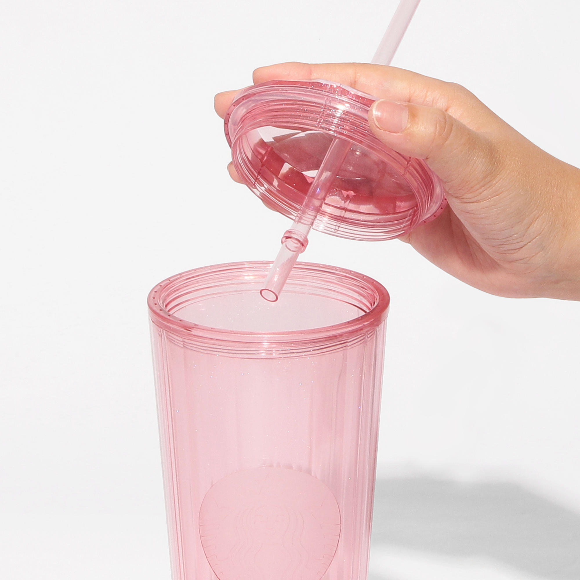 コールドカップタンブラーグリッターピンク710ml|タンブラー|tumbler