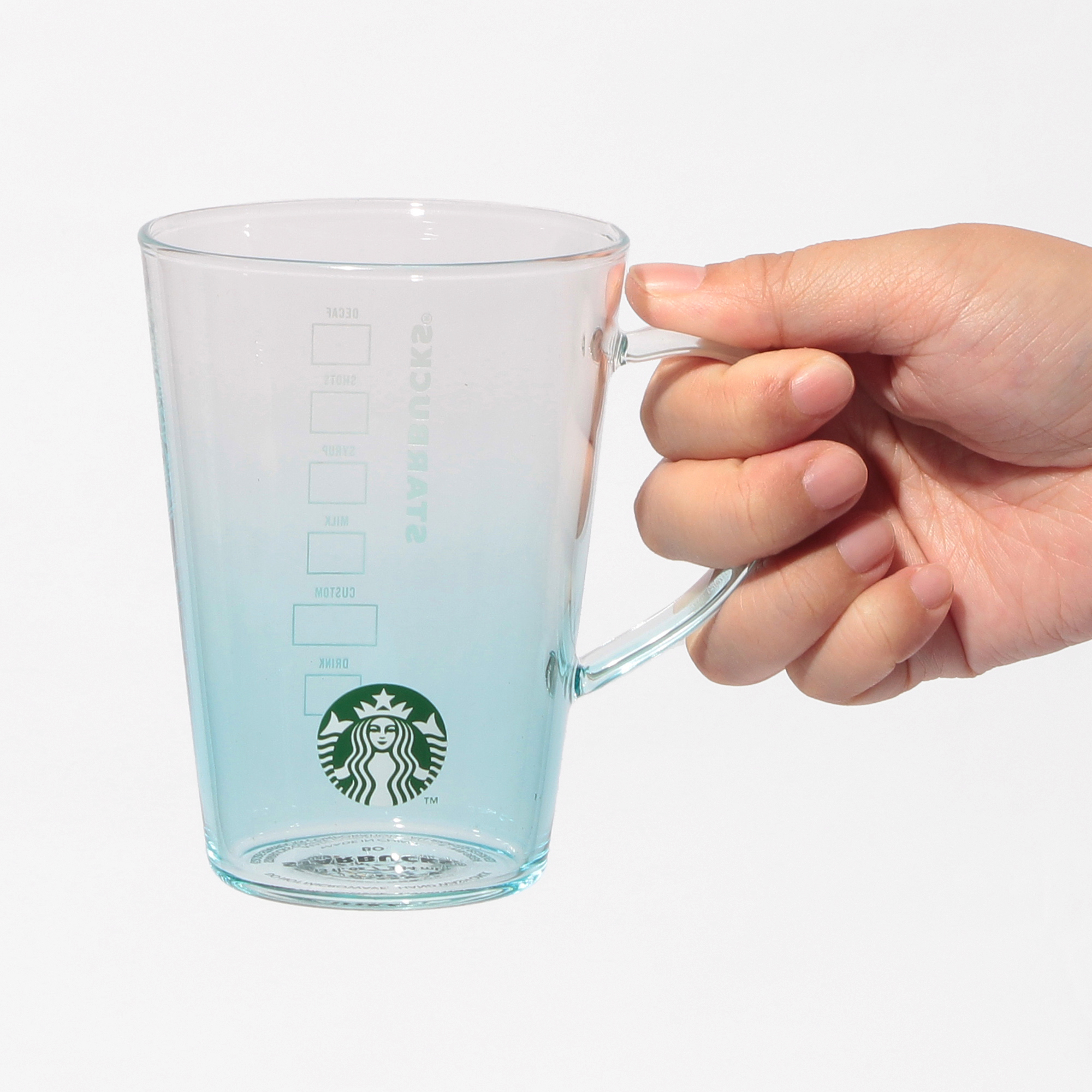 耐熱グラスマグブルーグラデーション384ml|マグカップ|mug