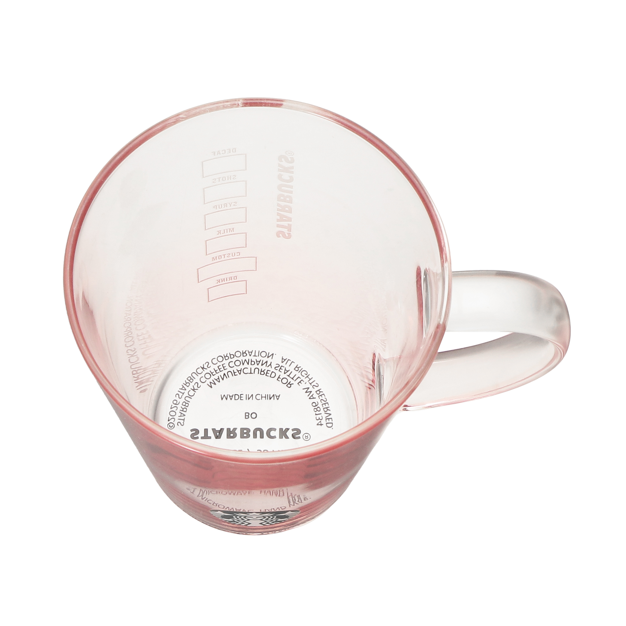 耐熱グラスマグピンクグラデーション384ml|マグカップ・グラス|mugs 