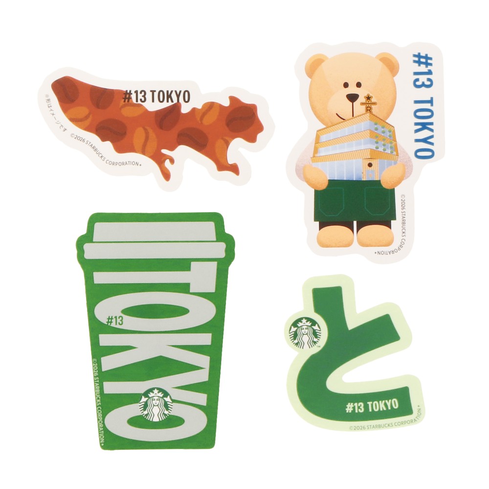 画像は「STARBUCKS®DayTripステッカー TOKYO」です
