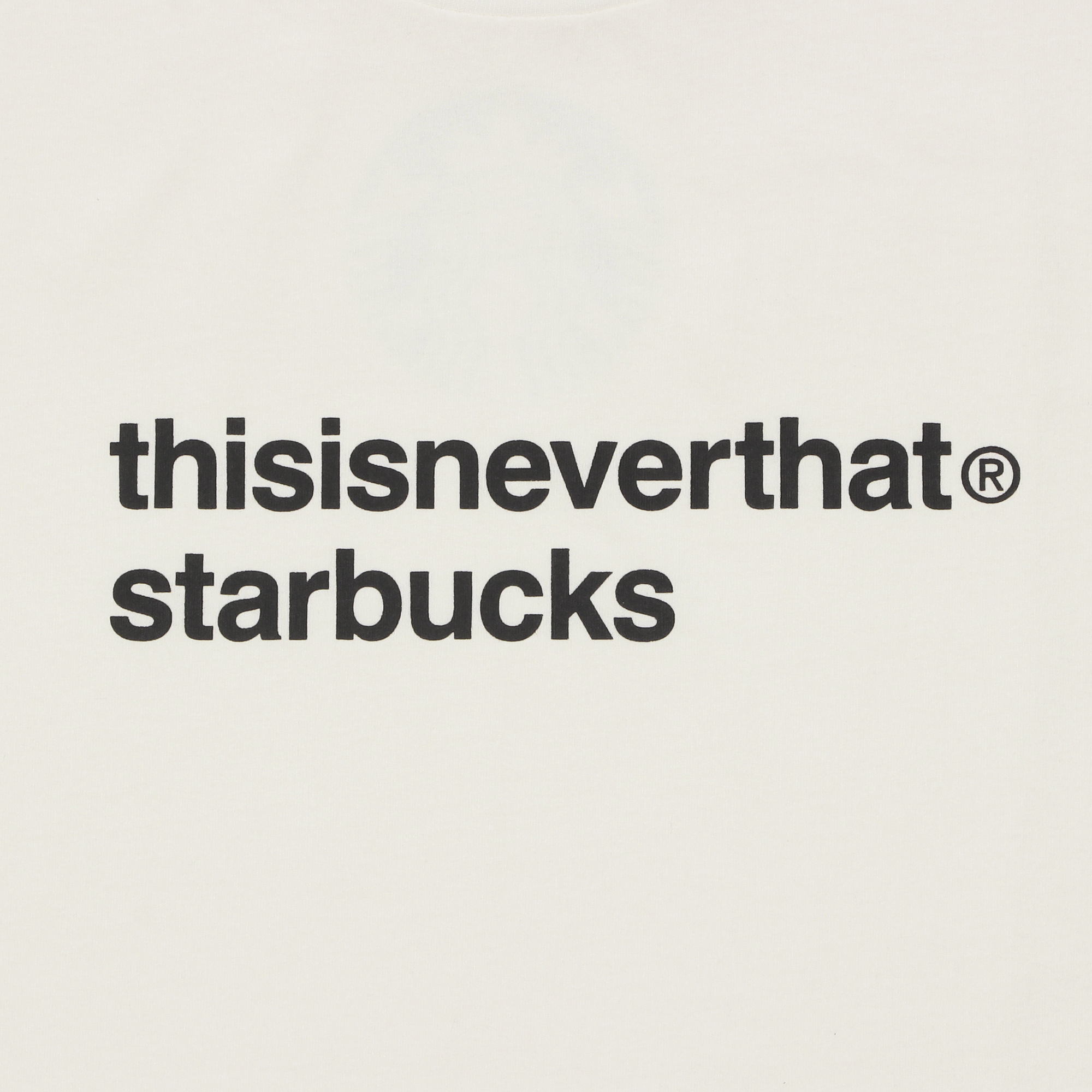 thisisneverthat starbucks S/S Tシャツ ホワイト|グッズ|goods-main