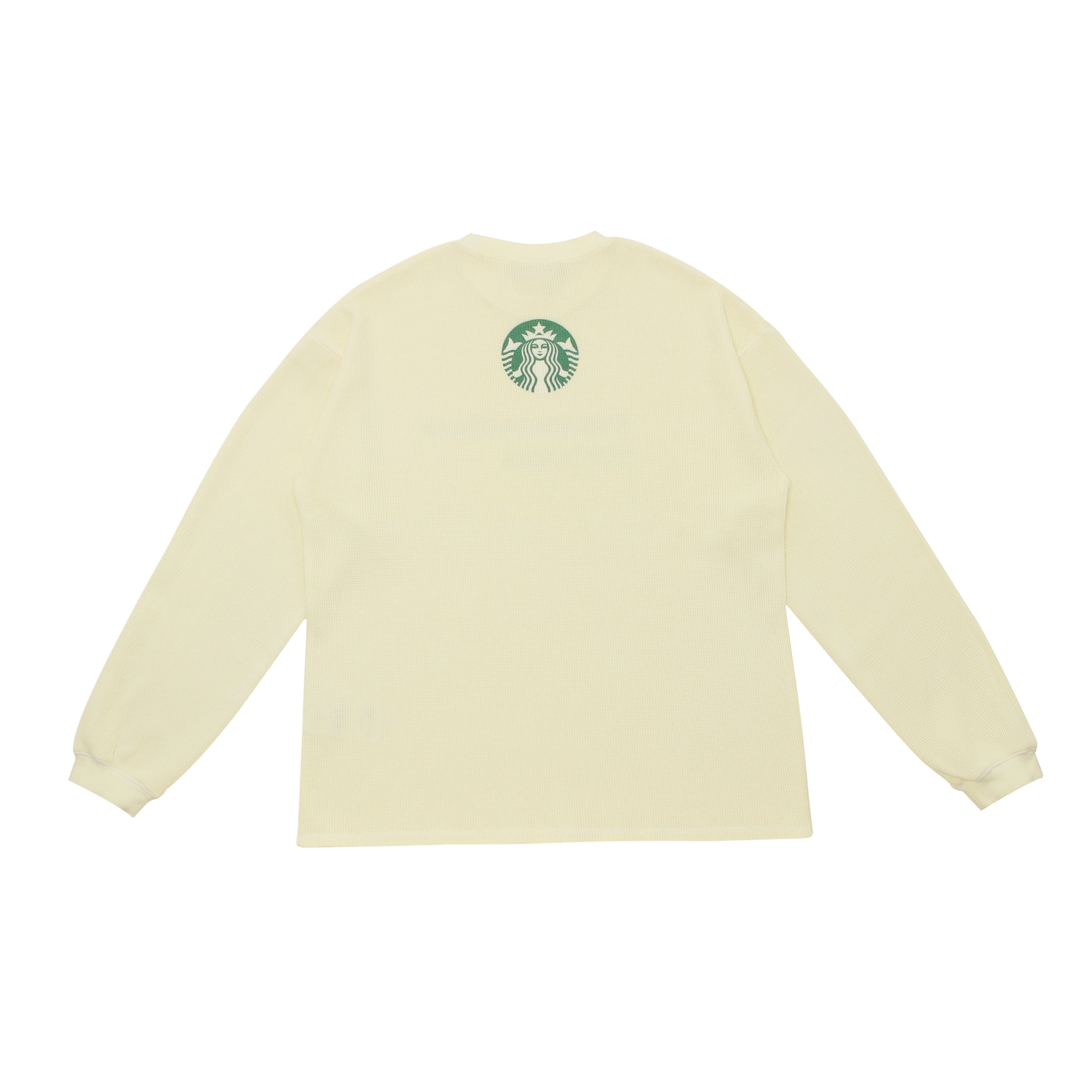 thisisneverthat starbucks L/S ワッフルTシャツ ホワイト|グッズ