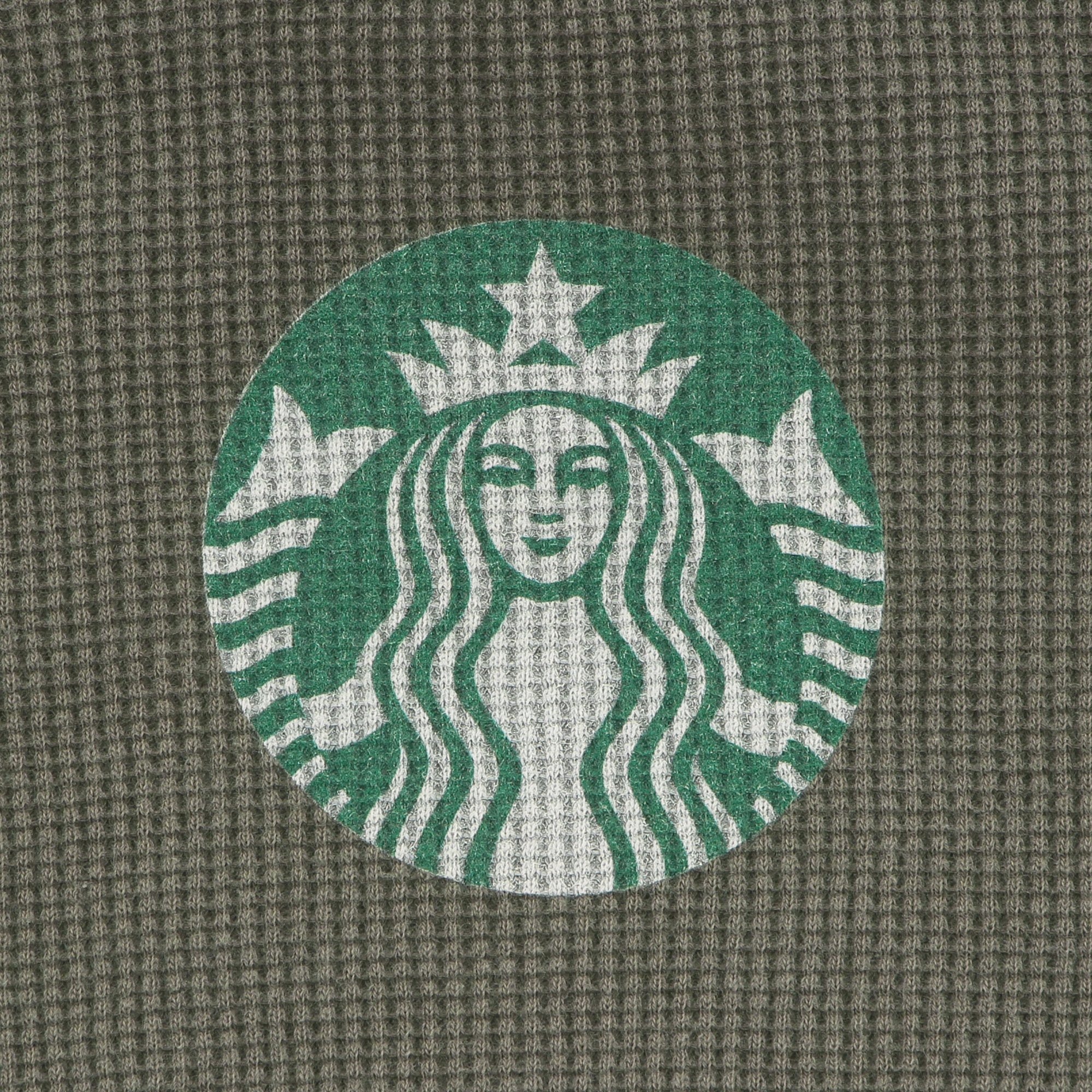 thisisneverthat starbucks ワッフルフーディー カーキ|グッズ|goods