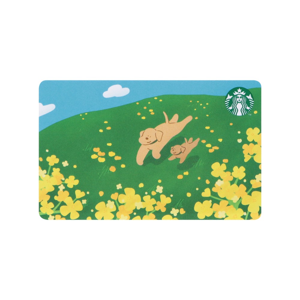 スターバックス カード フラワー＆ドッグ