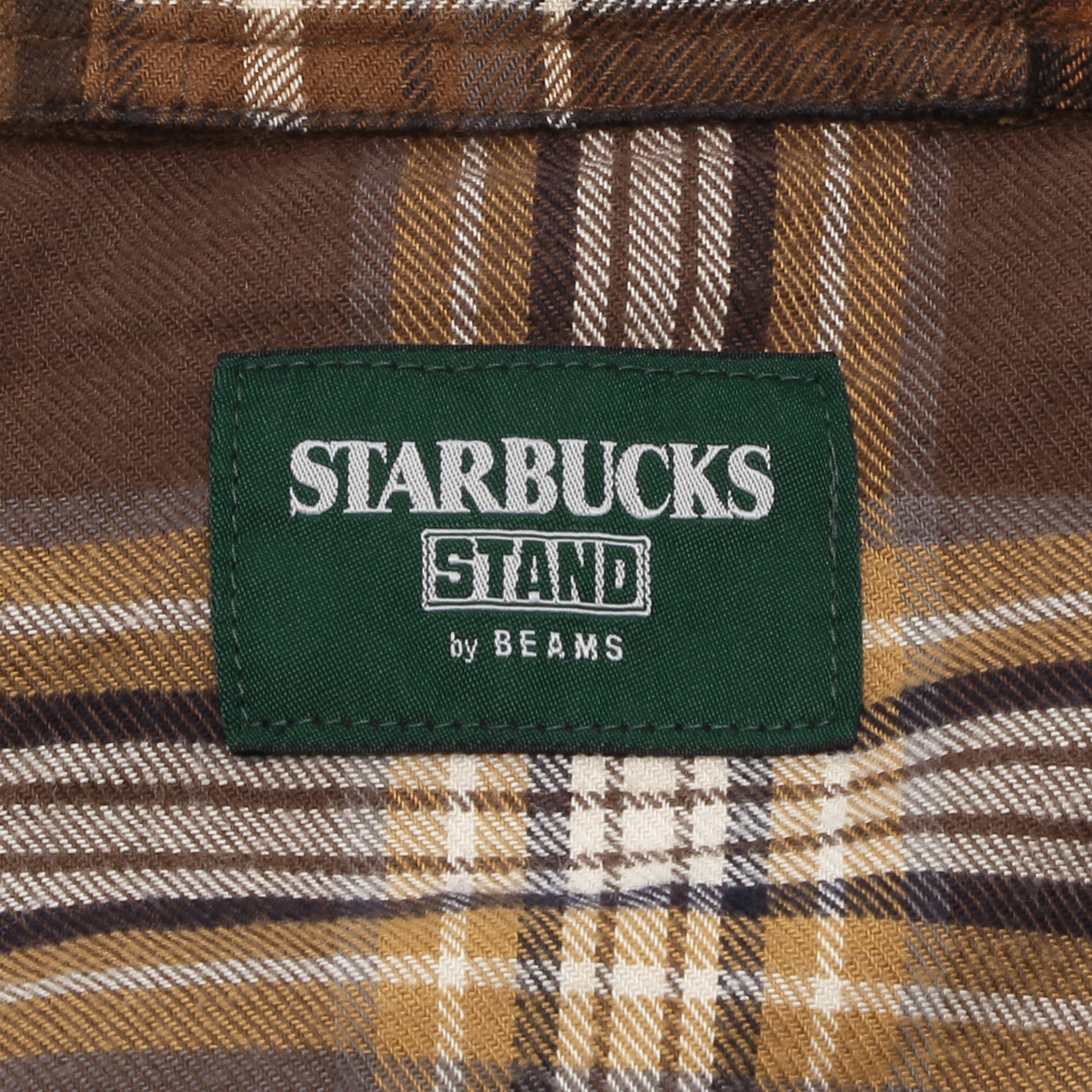 STARBUCKS STAND by BEAMS クレイジーパターンフードネルブルゾン