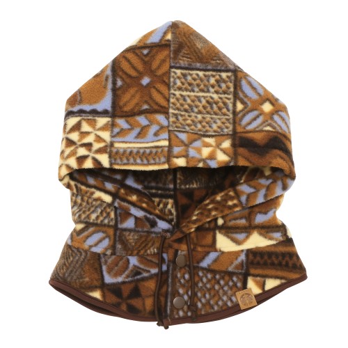 [12月12日10時発売]STARBUCKS STAND by BEAMS 総柄プリントフリース バラクラバ