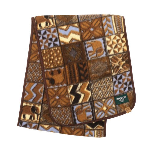 総柄プリントフリースマフラー