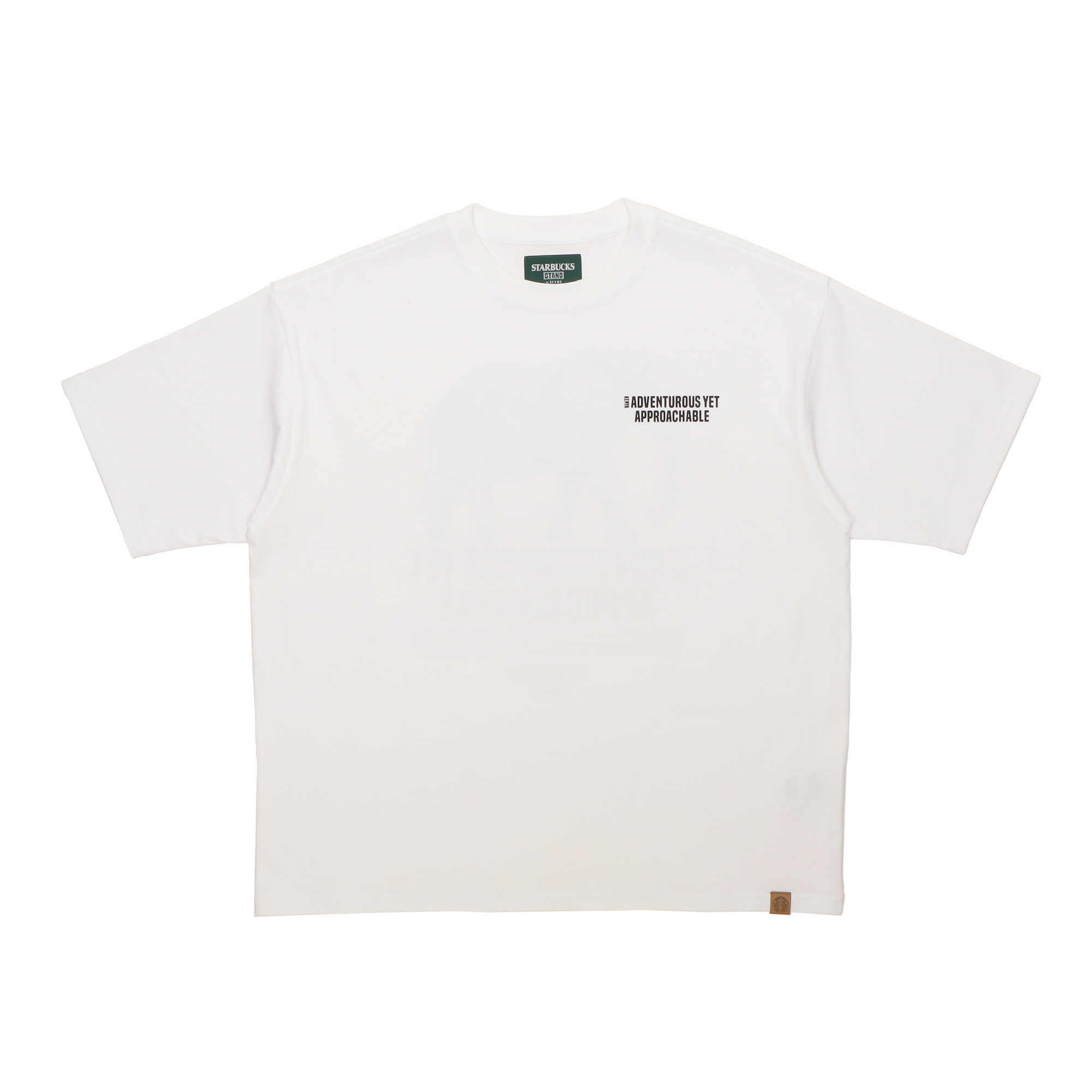 STARBUCKS STAND by BEAMS アニマルプリントTシャツ エレファント