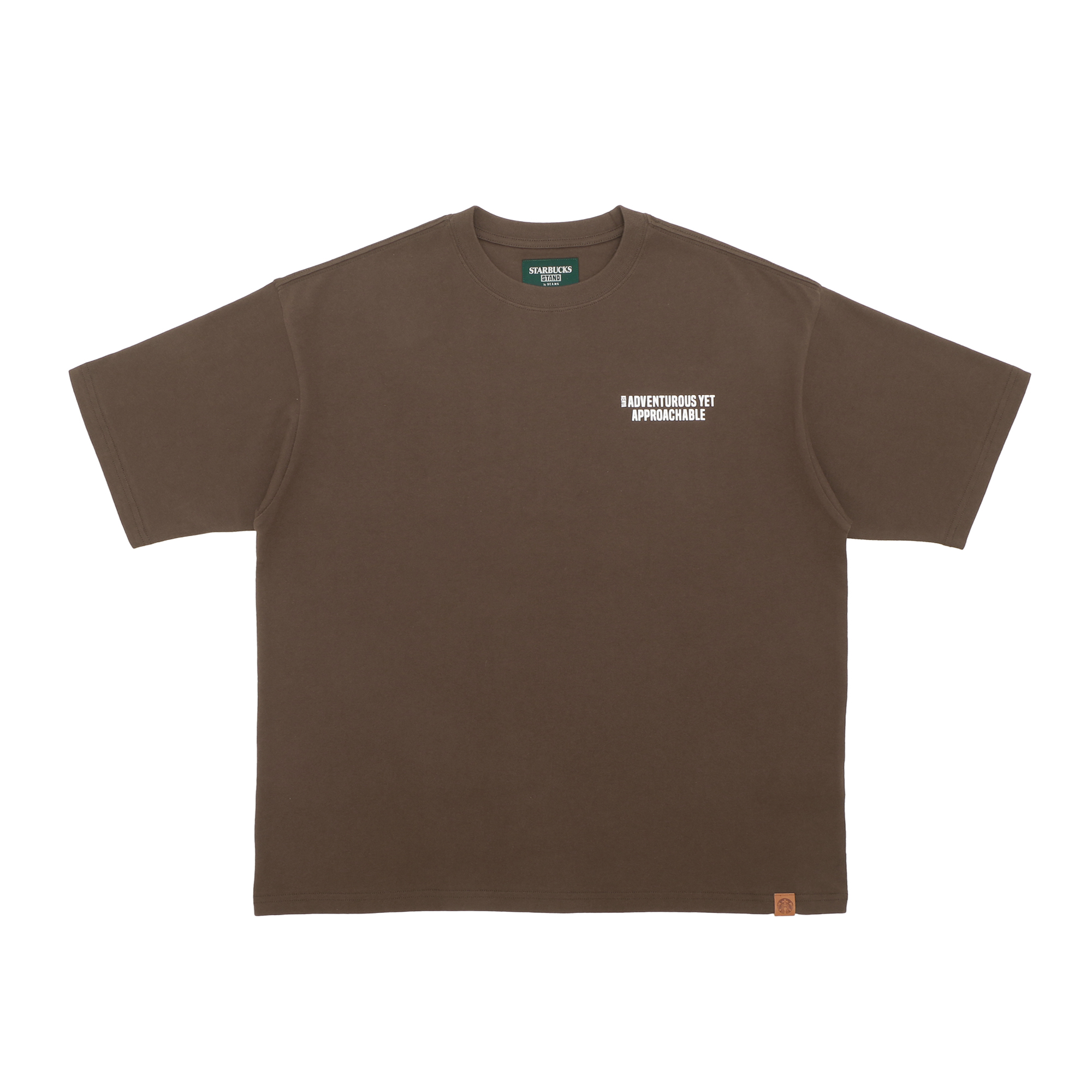 STARBUCKS STAND by BEAMS アニマルプリントTシャツ エレファント